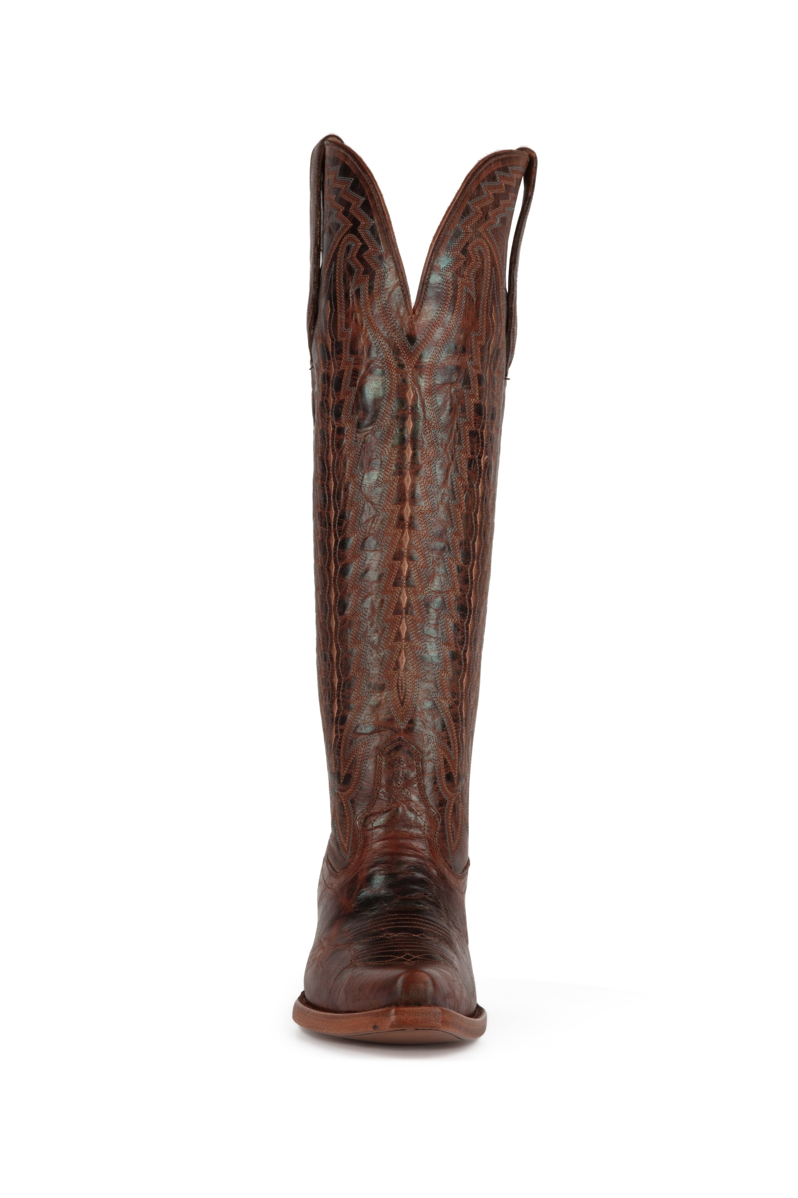 Azulado - Lisa Marie - Cognac/Turquoise