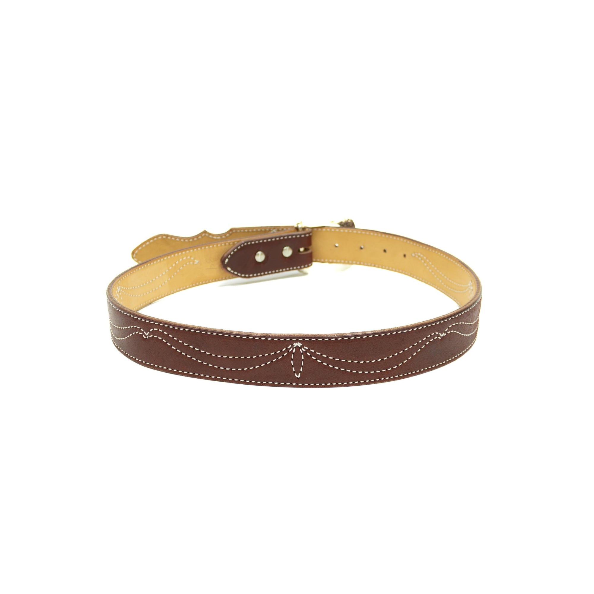 Lariat Belts - Longhorn - Maroon