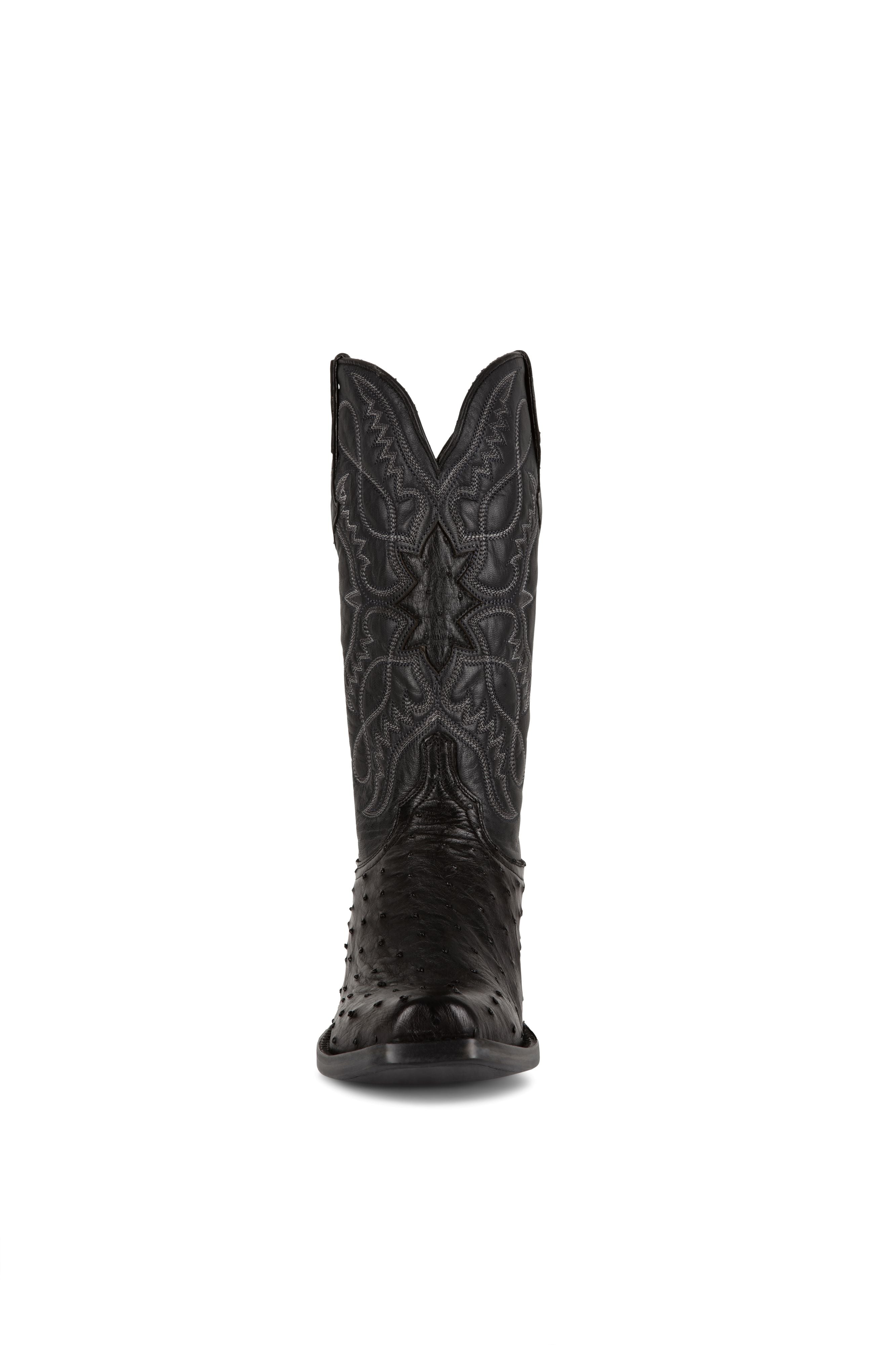 Allens Brand - Full Quill Ostrich - Black