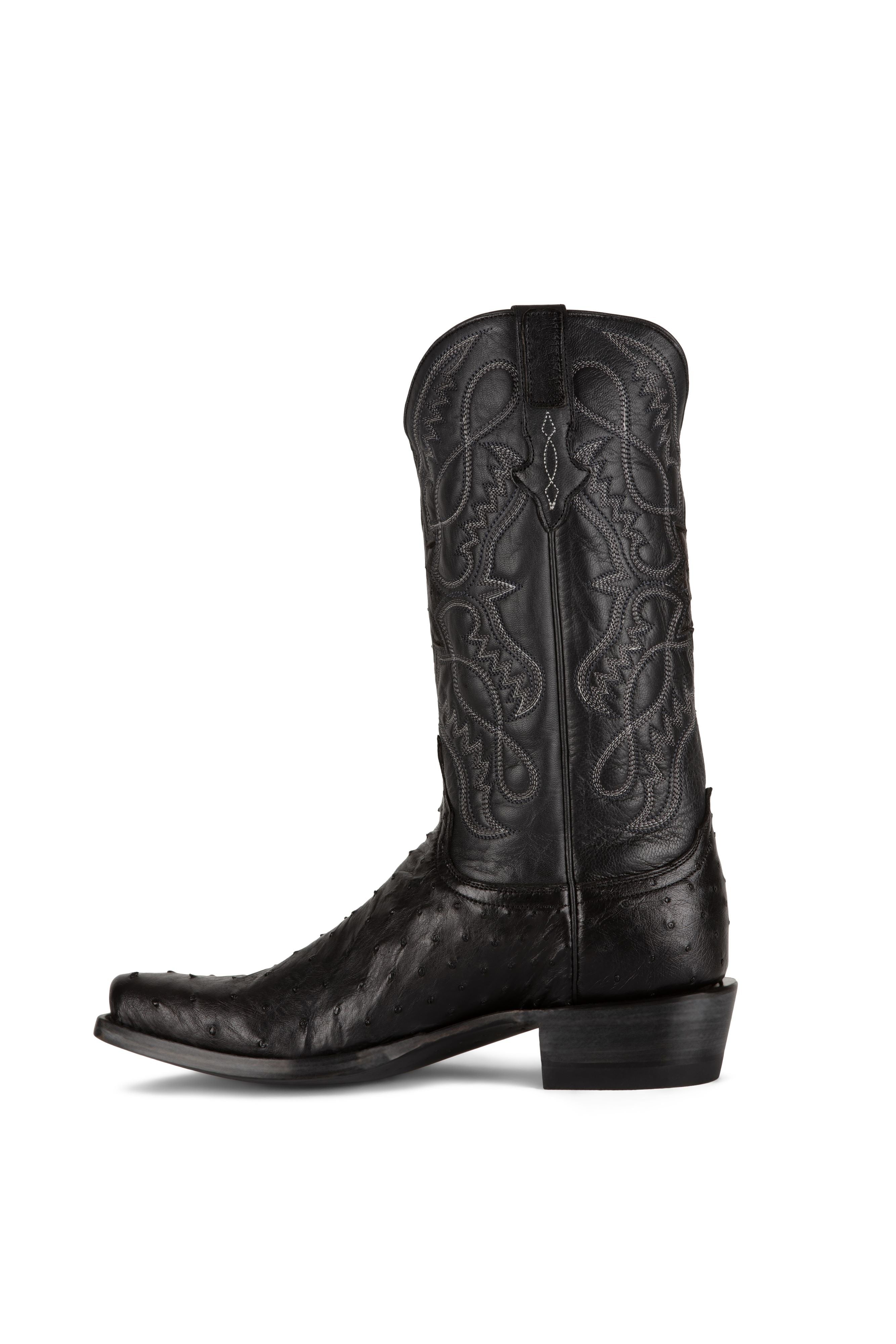 Allens Brand - Full Quill Ostrich - Black