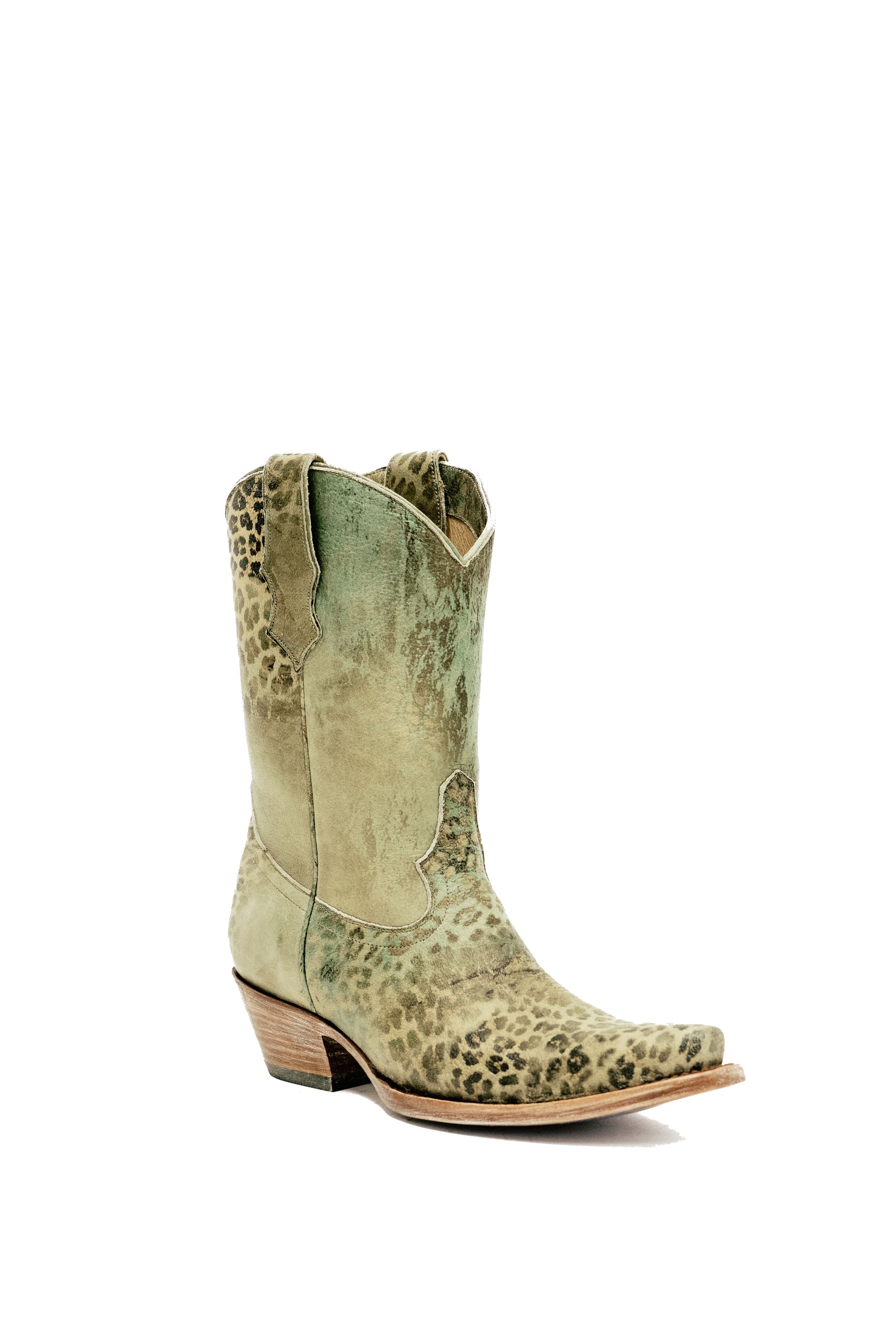 Bluey - Nala - Leopario Suede Turquoise