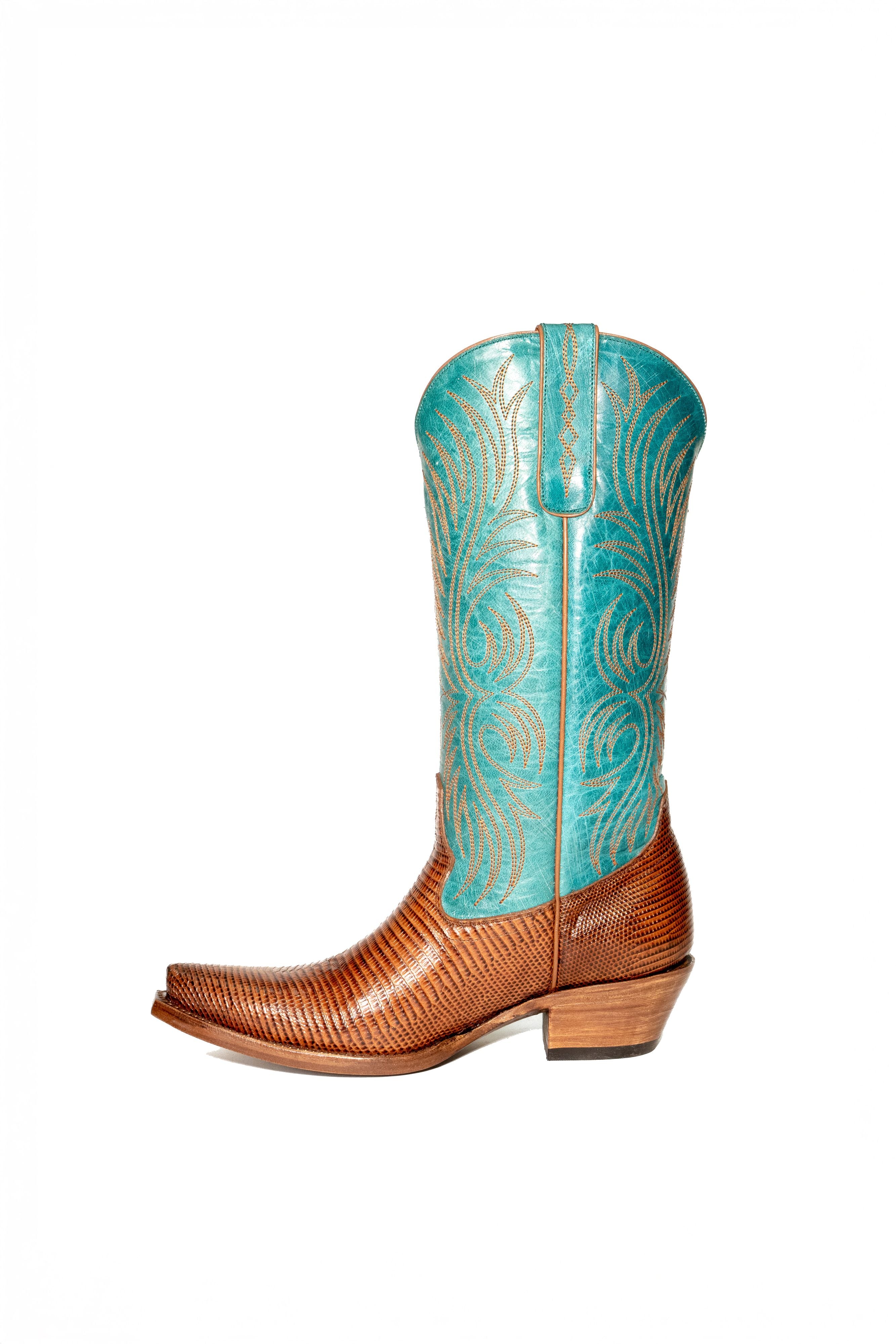 Allens Brand - Lillie Lizard - Dark Brandy