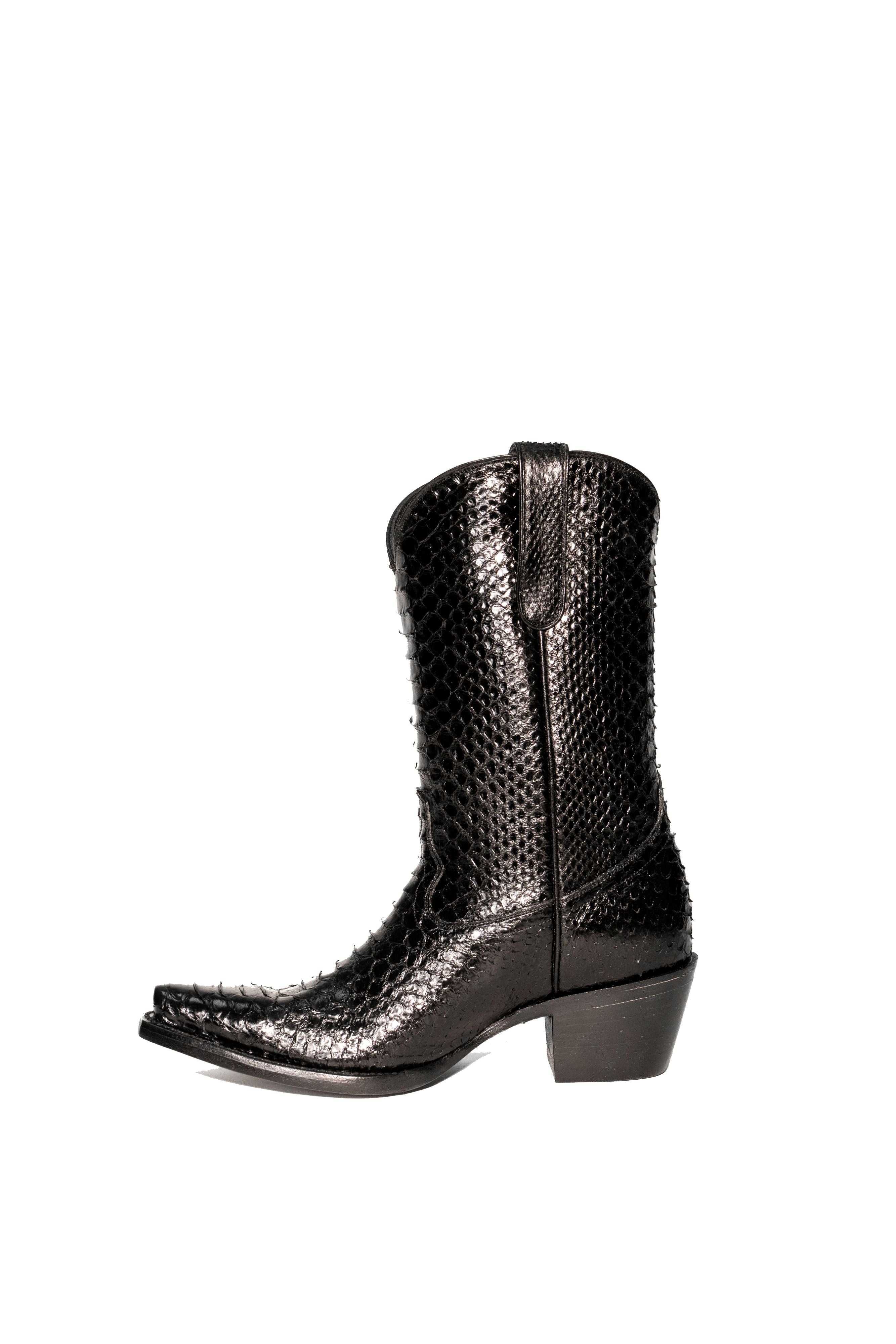 Allens Brand - Heather Python - Black