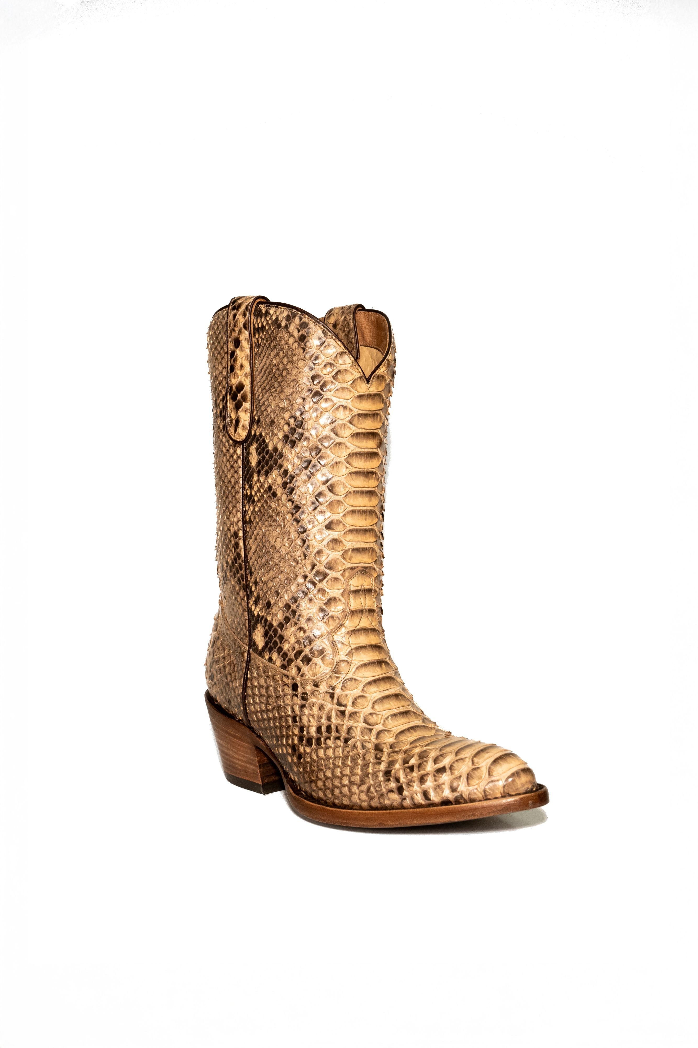 Allens Brand - Heather Python - Taupe