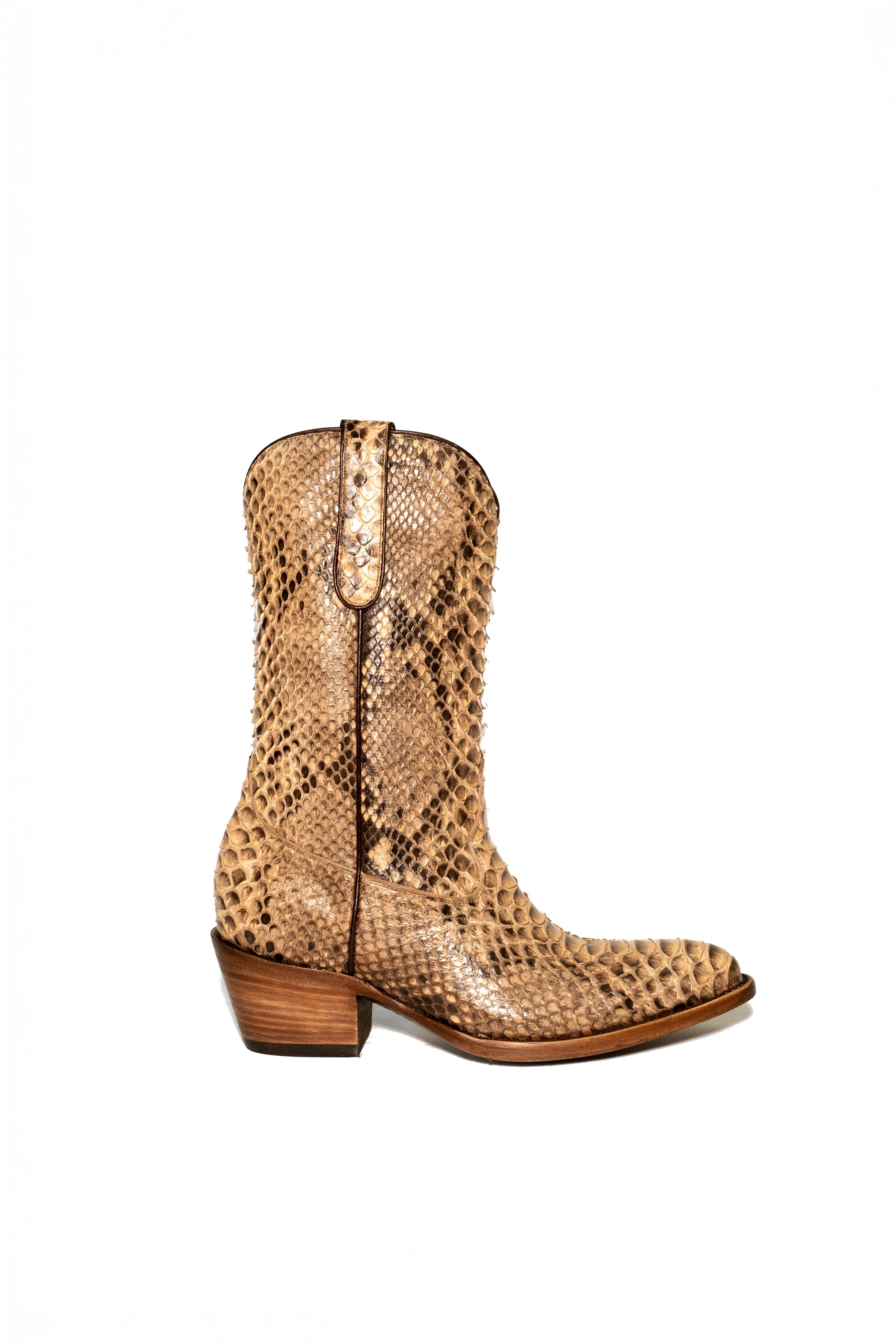 Allens Brand - Heather Python - Taupe