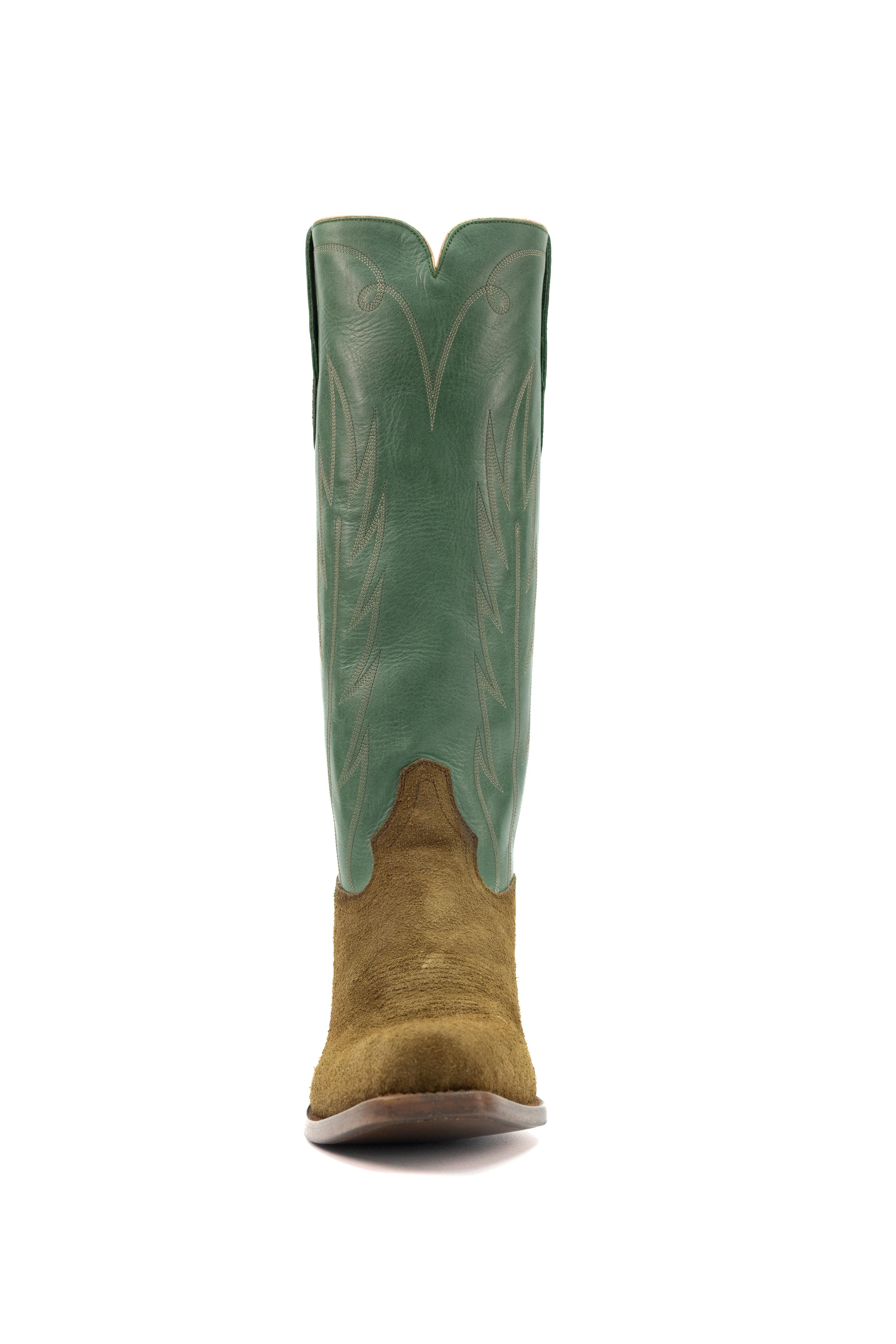 Allens Brand - Gaucho 15" - Cutter Toe - Coffee/Green