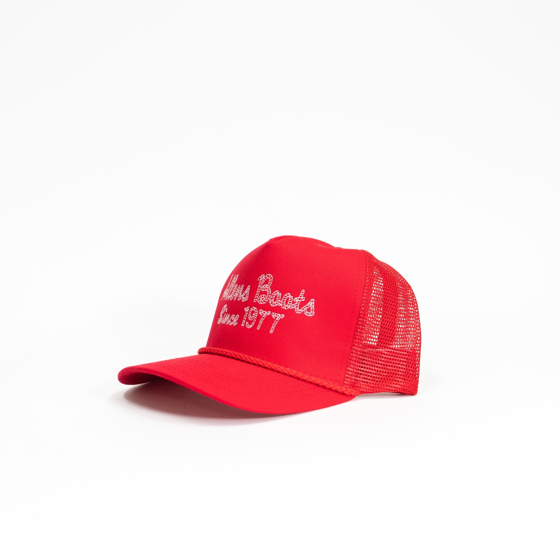 Allens Cap - Allens Rope Font - Red