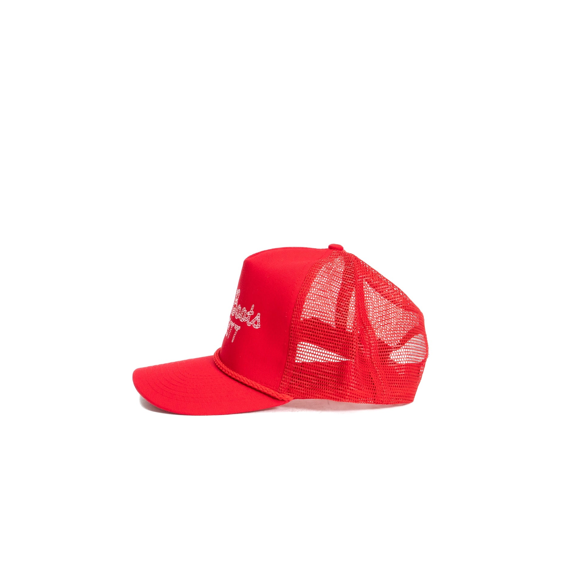 Allens Cap - Allens Rope Font - Red