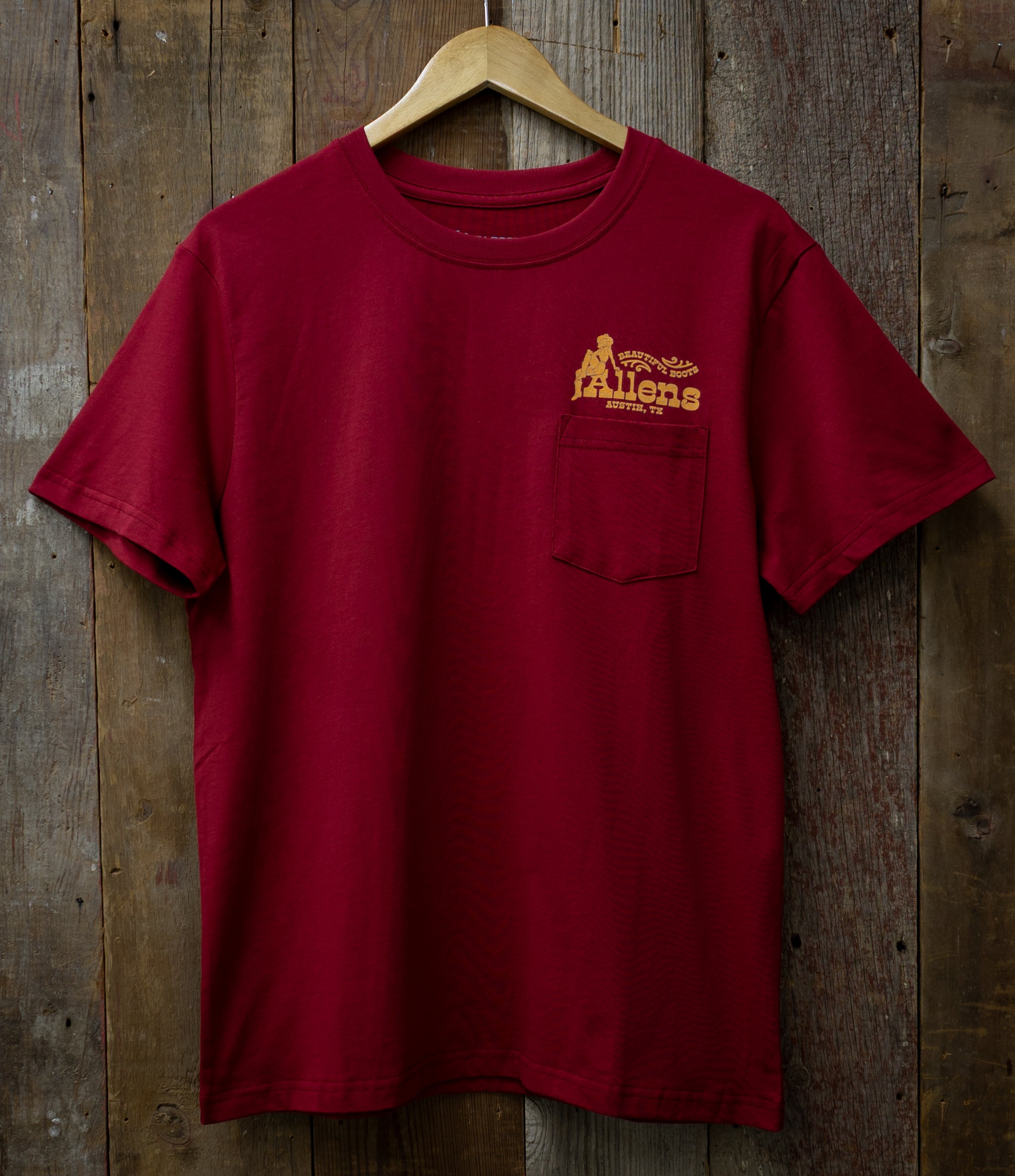 Allens Shirt - Allens Beauty - Maroon (Austin)