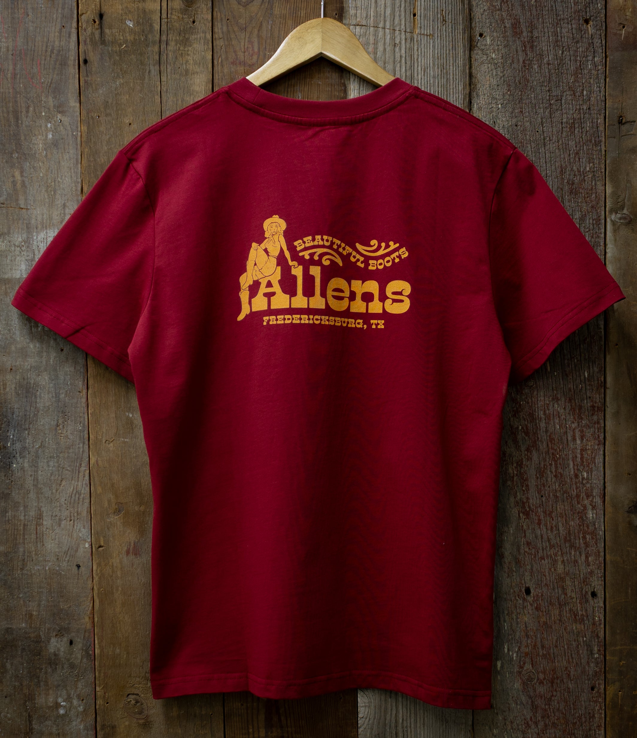 Allens Shirt - Allens Beauty - Maroon (Fredericksburg)