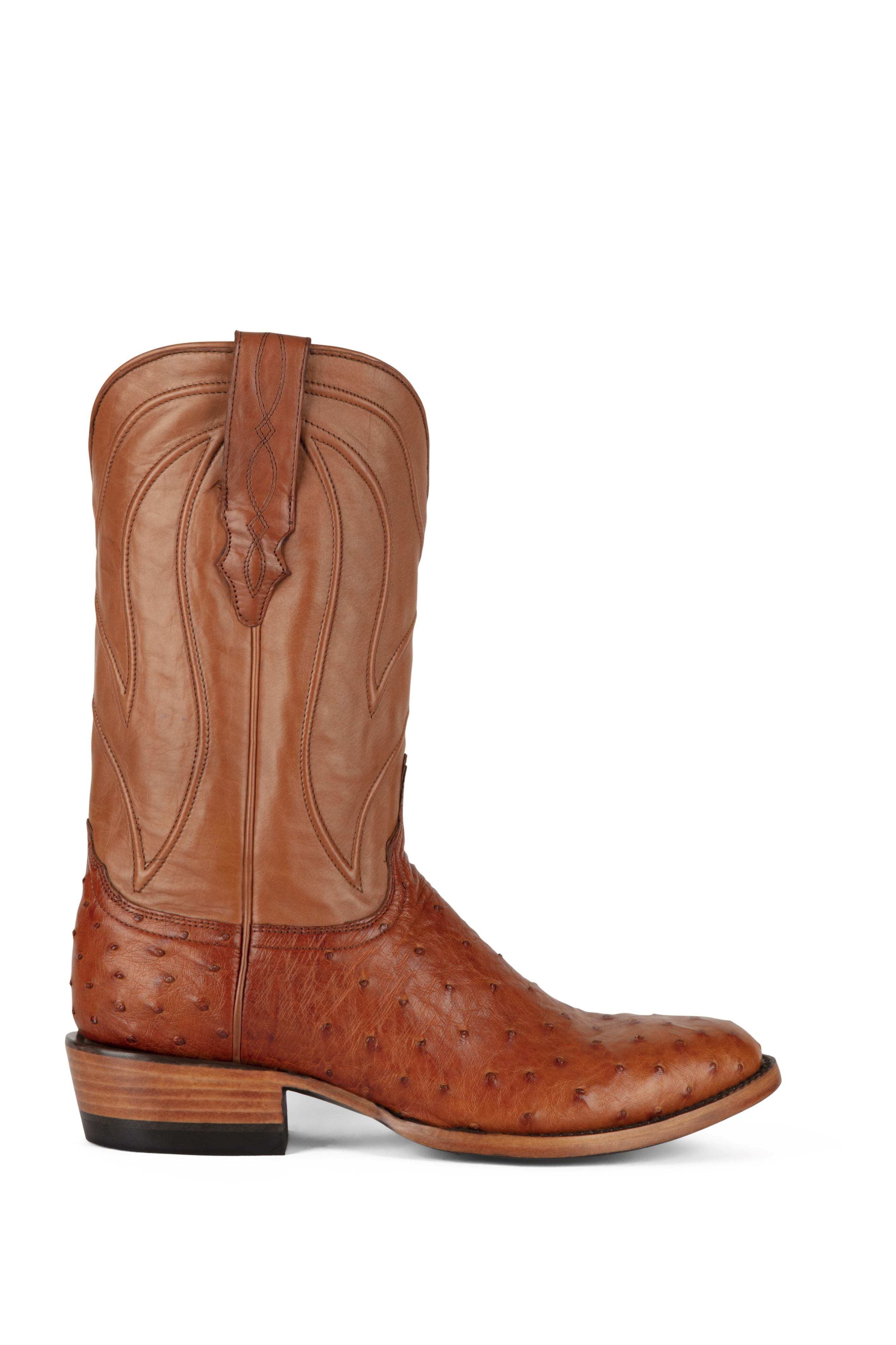 Allens Brand - Full Quill Ostrich - Brandy