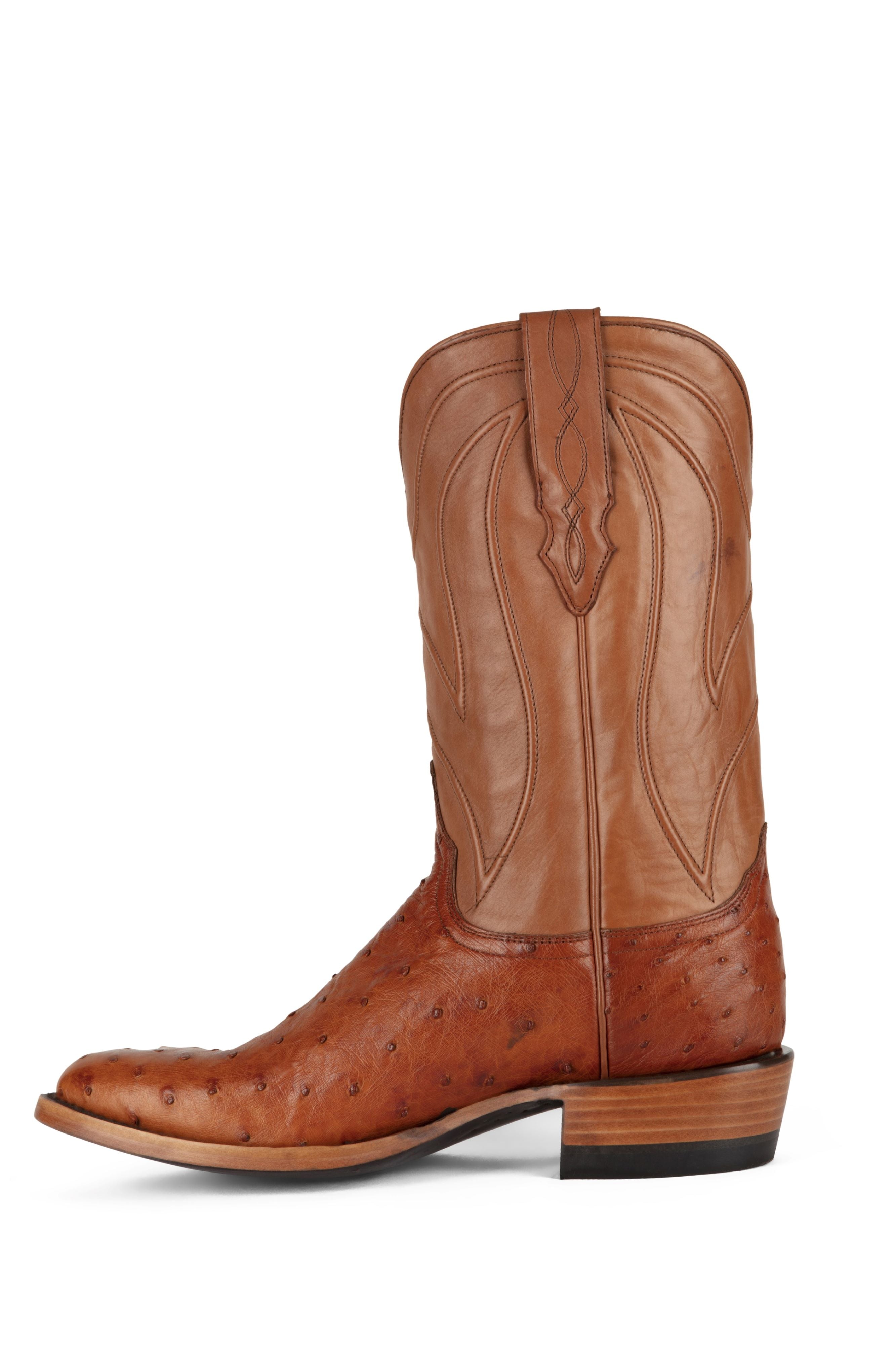 Allens Brand - Full Quill Ostrich - Brandy