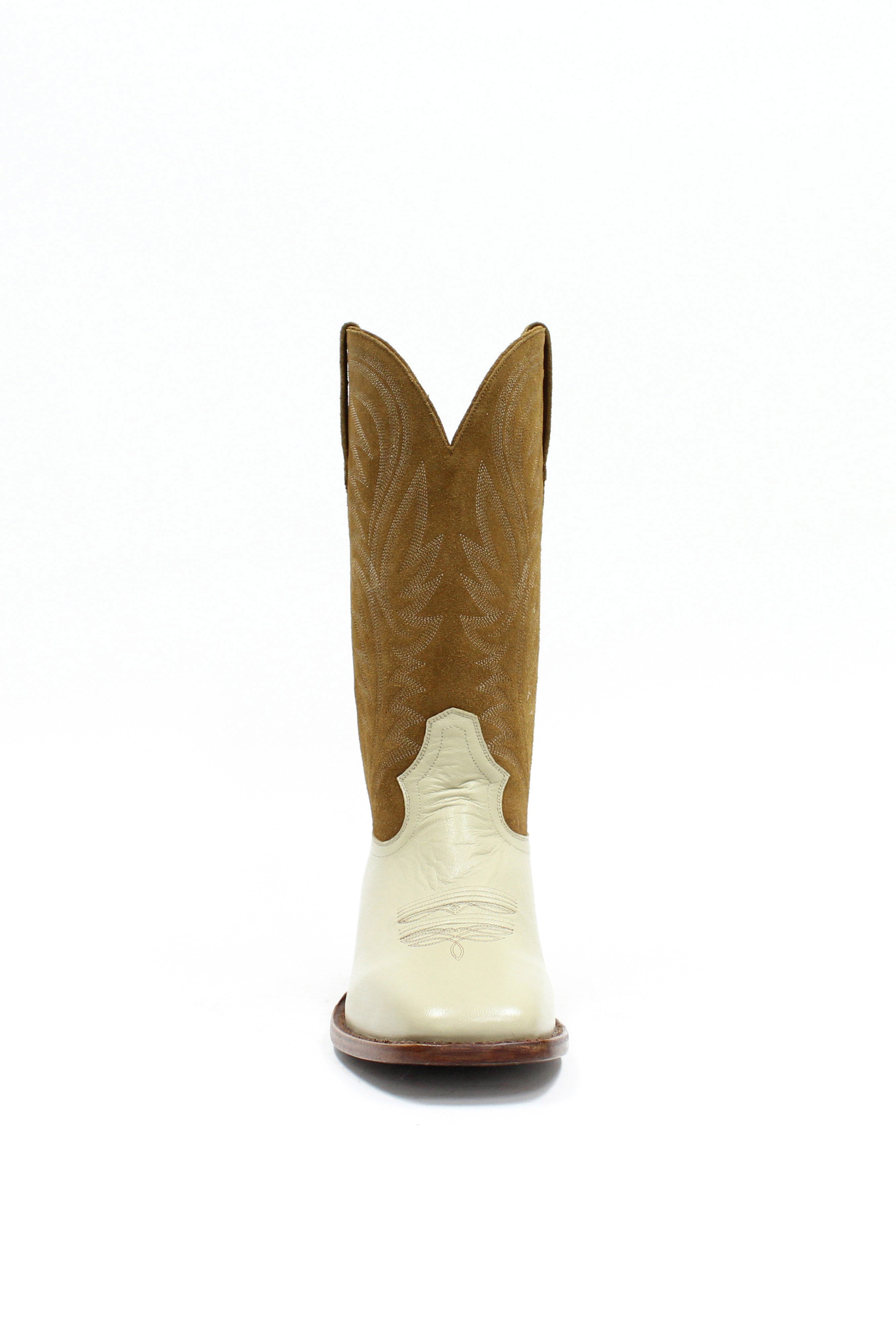 Allens Brand - Brady - Square Toe - Hueso/Golden Suede