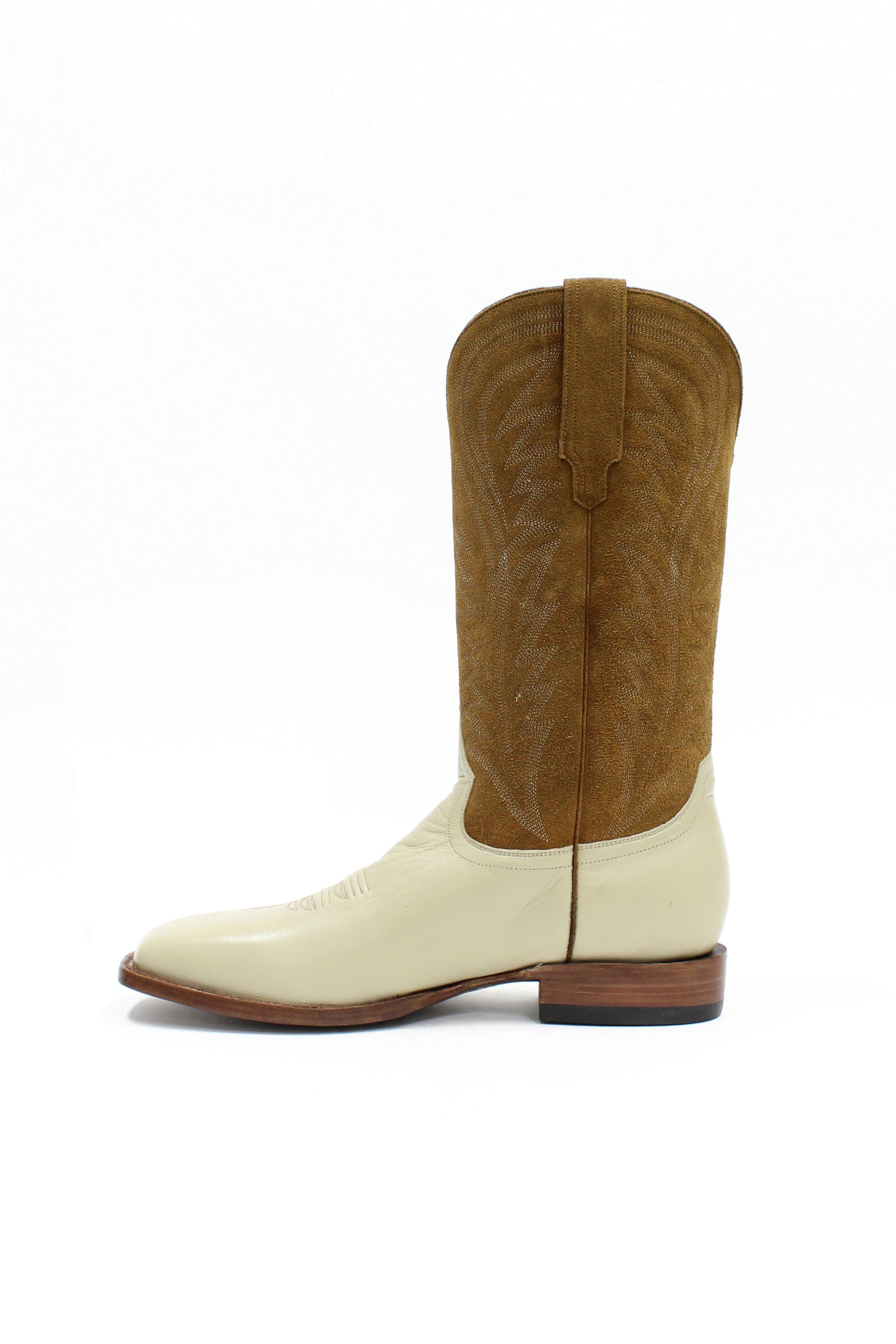 Allens Brand - Brady - Square Toe - Hueso/Golden Suede