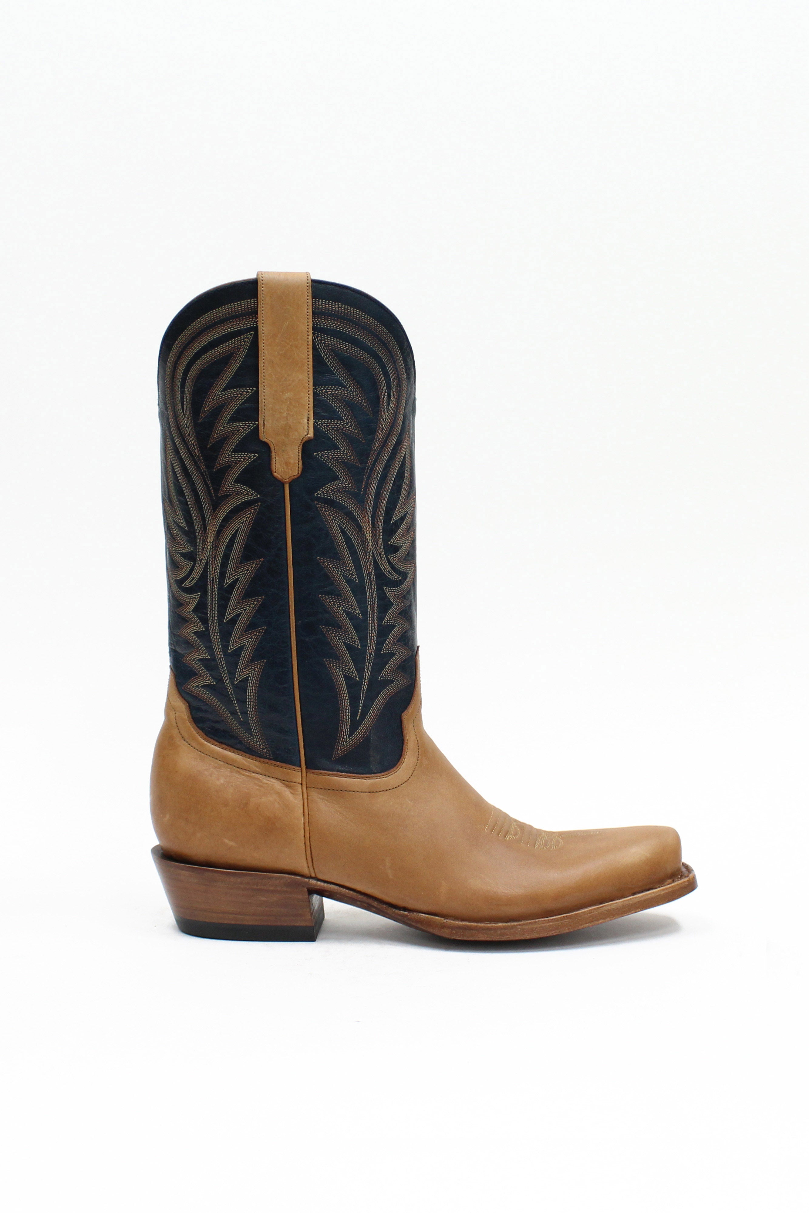 Allens Brand - Brady - Cutter Toe - Cowboy Whiskey/Imperial Blue