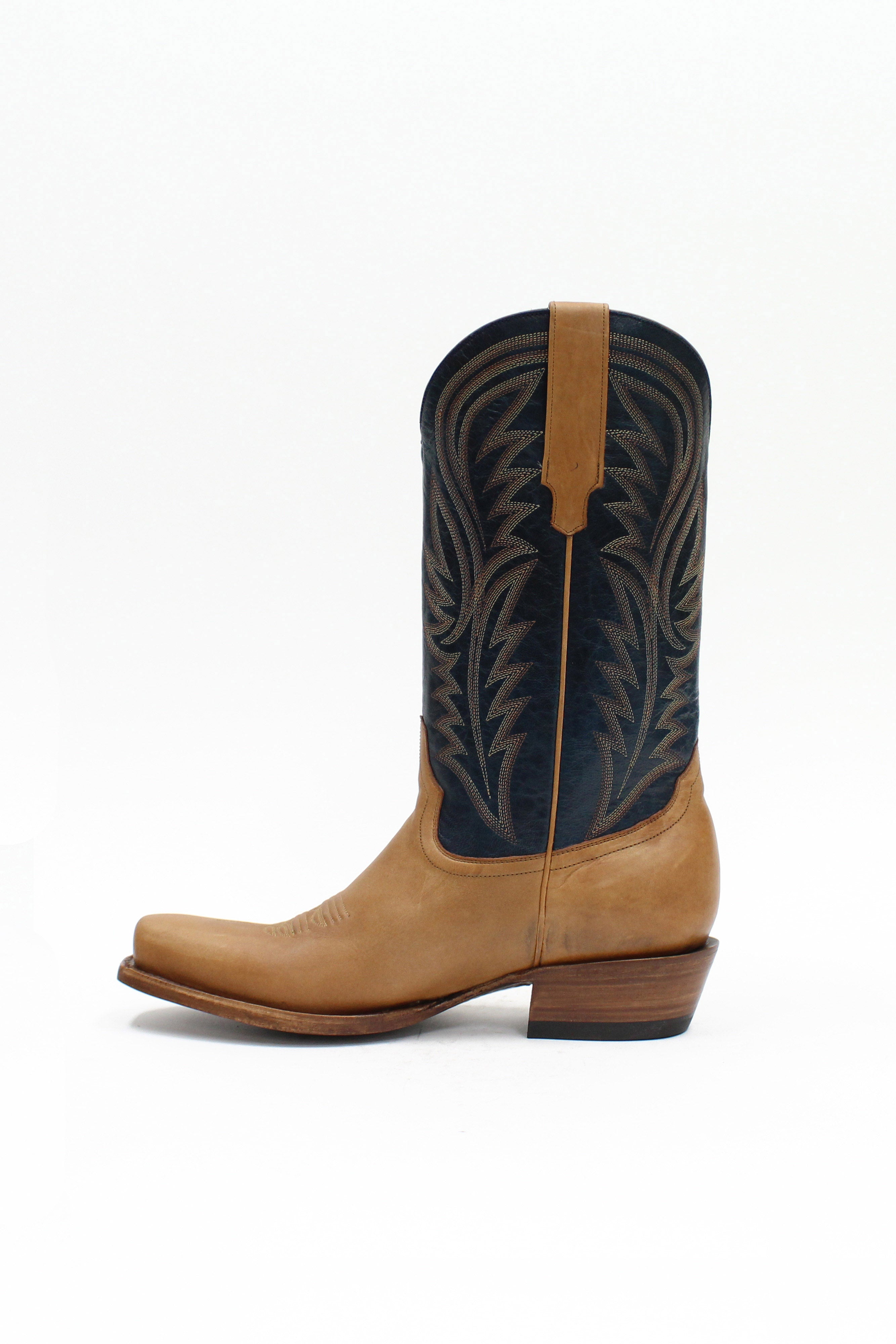 Allens Brand - Brady - Cutter Toe - Cowboy Whiskey/Imperial Blue