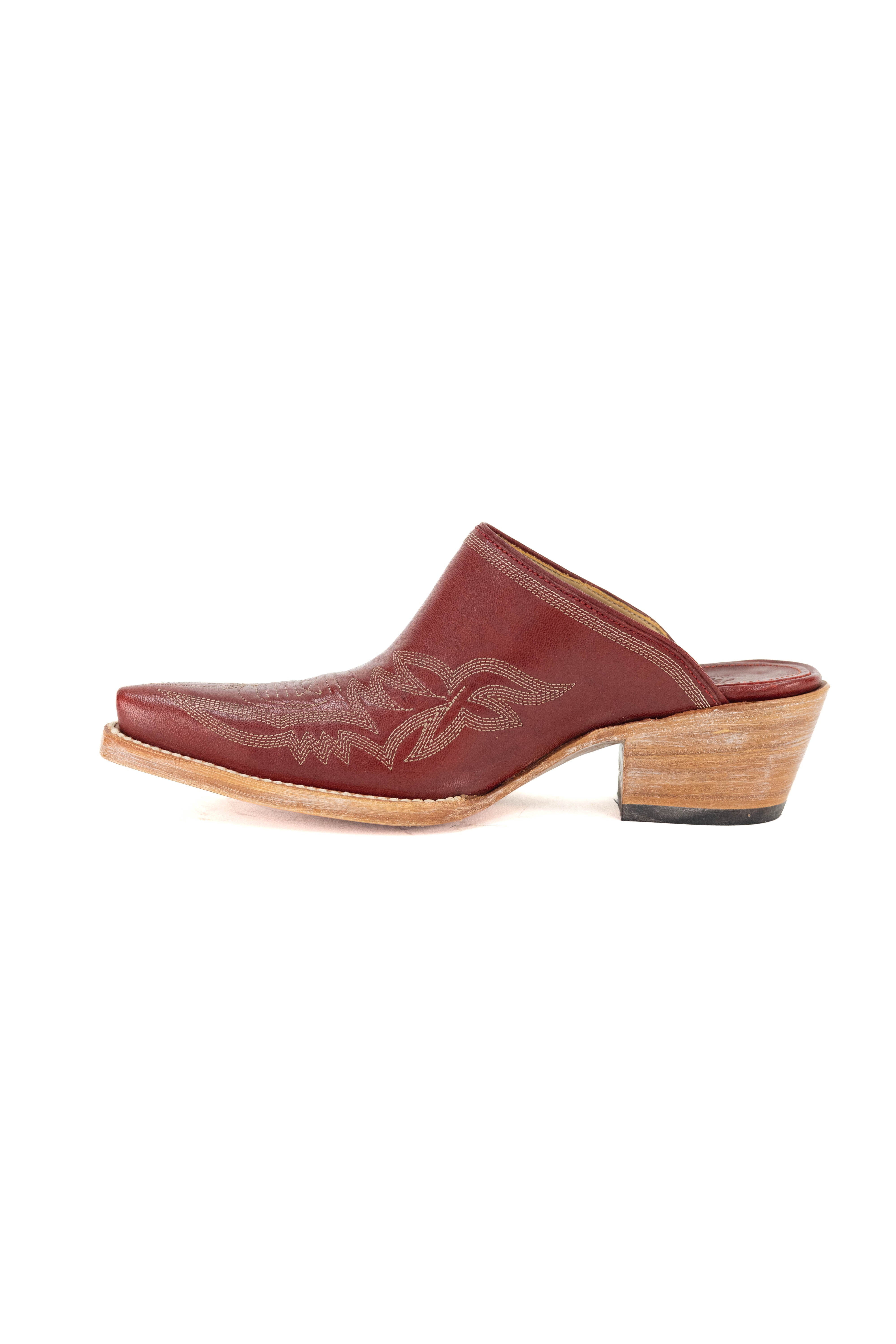 Allens Brand - Granada Mule - Foxy Red