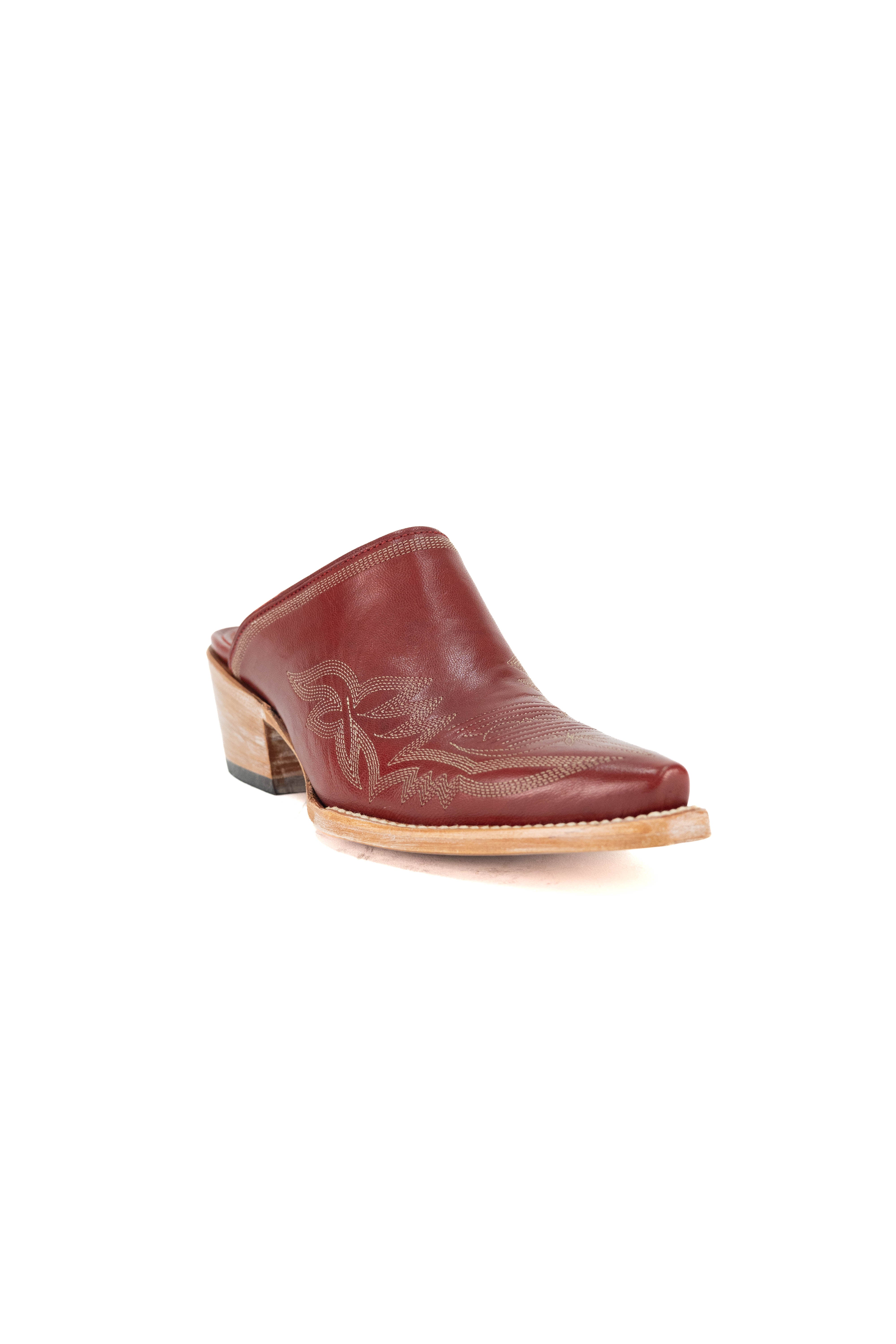 Allens Brand - Granada Mule - Foxy Red