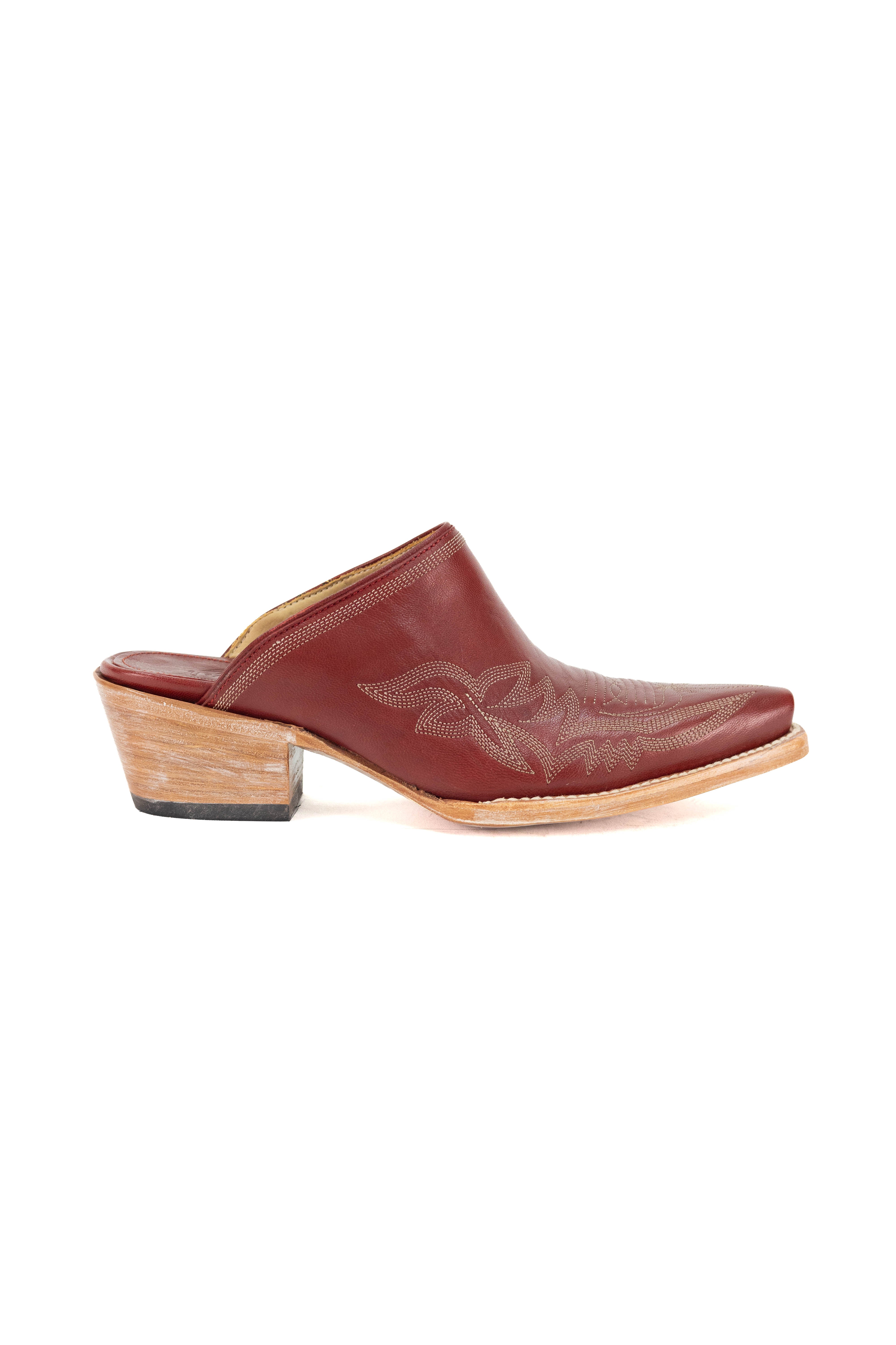 Allens Brand - Granada Mule - Foxy Red