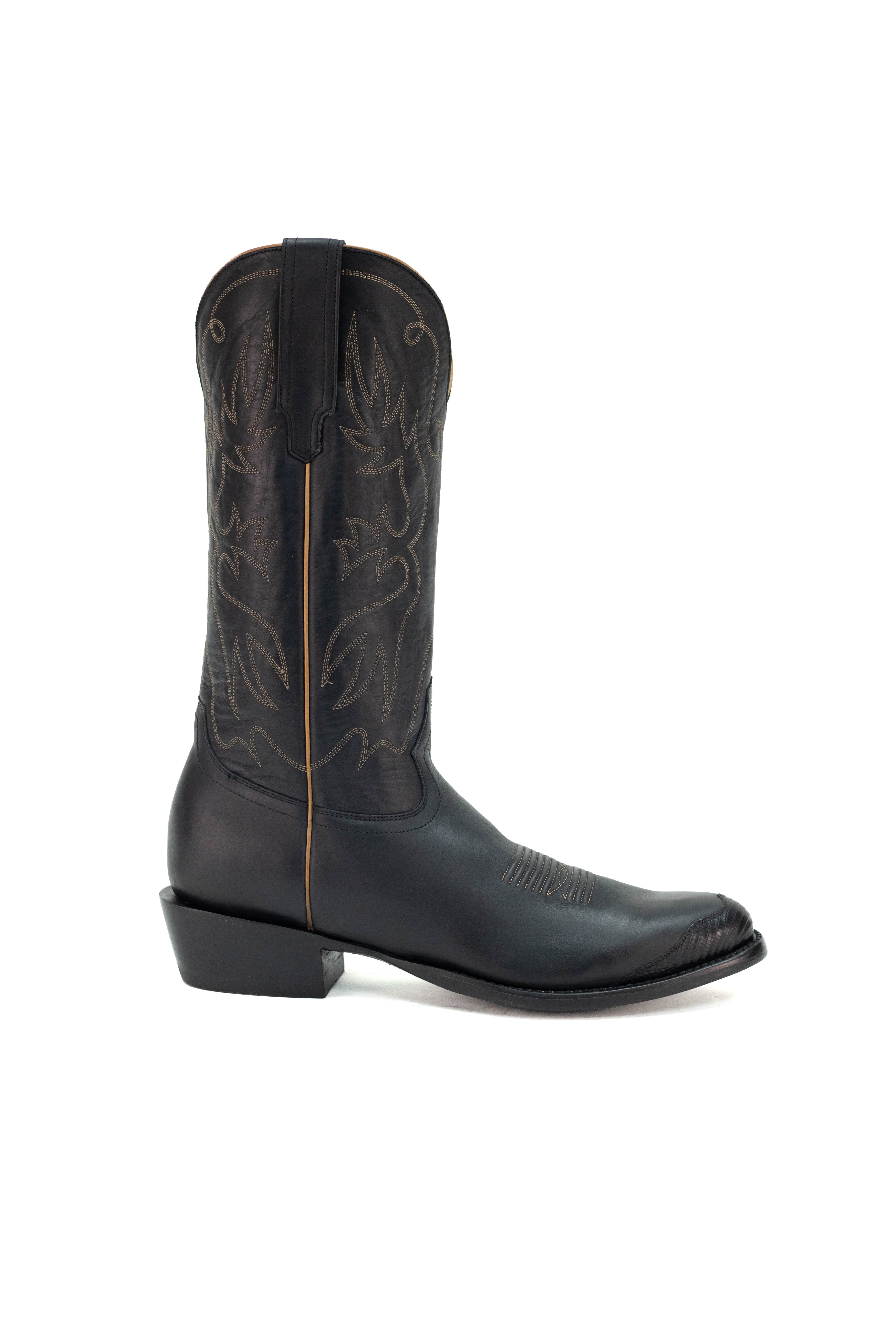 Allens Brand - Bud - Round Toe - Black/Black - MAL-2033-1
