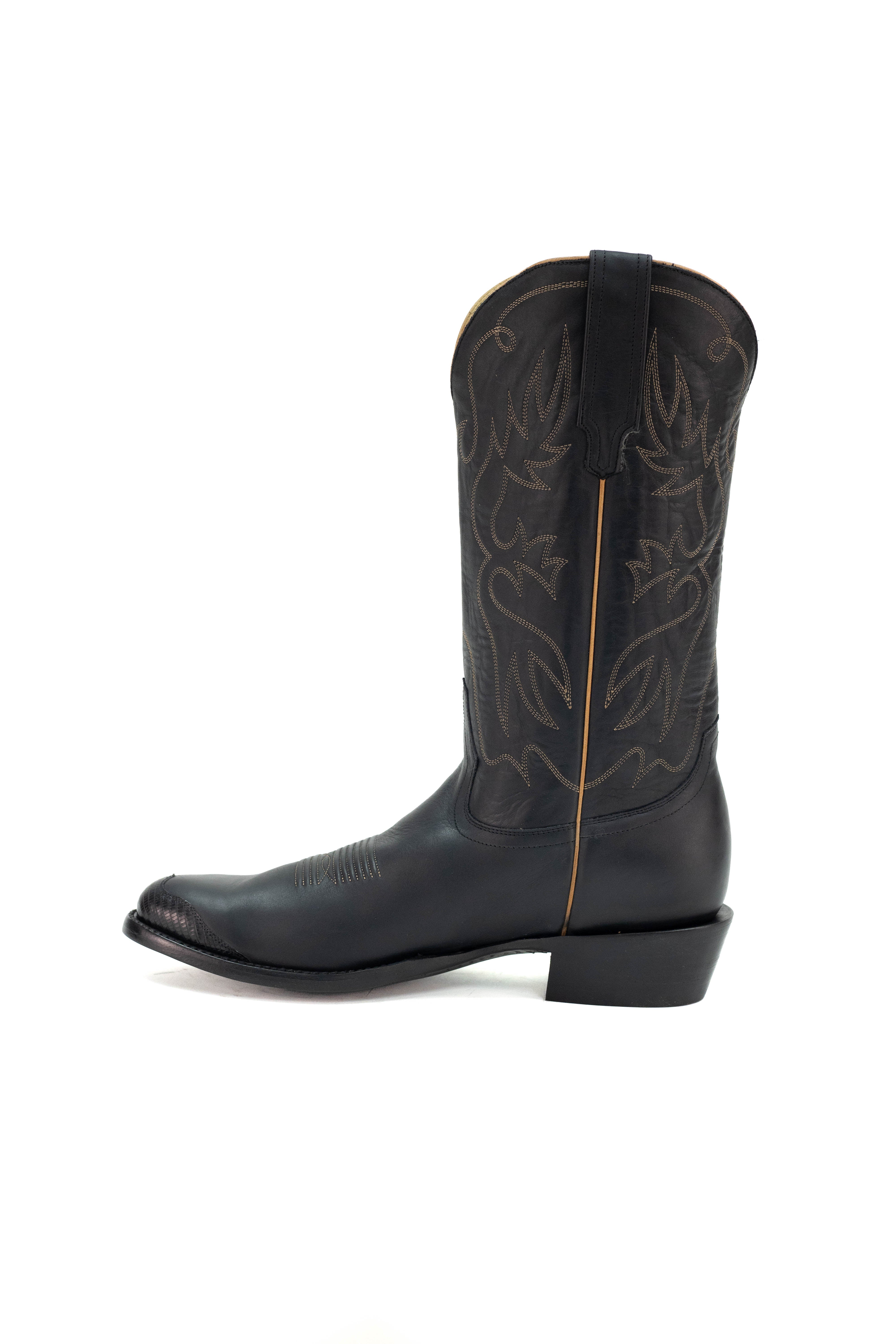 Allens Brand - Bud - Round Toe - Black/Black - MAL-2033-1