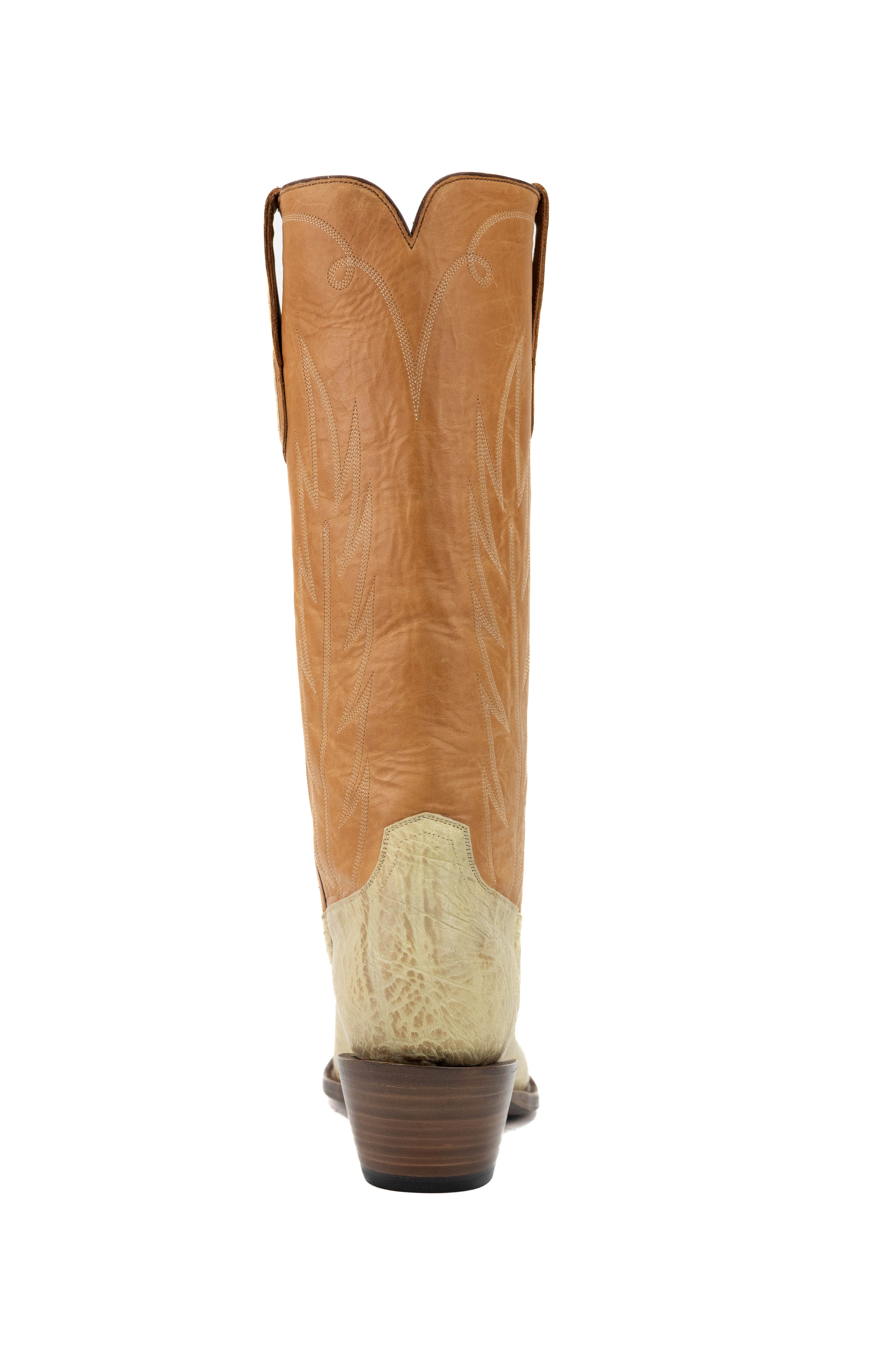 Allens Brand - Gaucho 15" - Cutter Toe - Cream/Whiskey