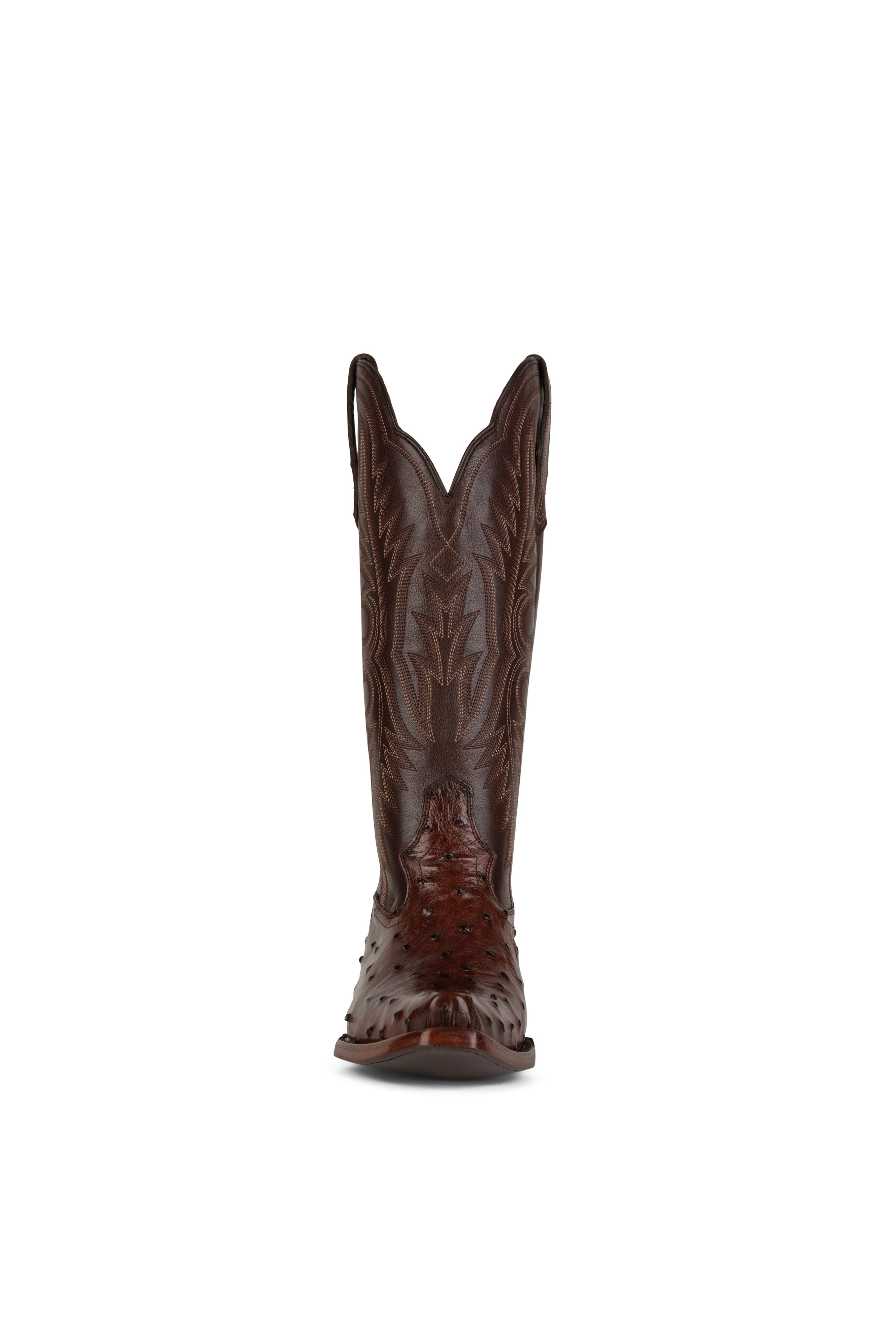 Allens Brand - Chloe Full Quill Ostrich - Tobacco