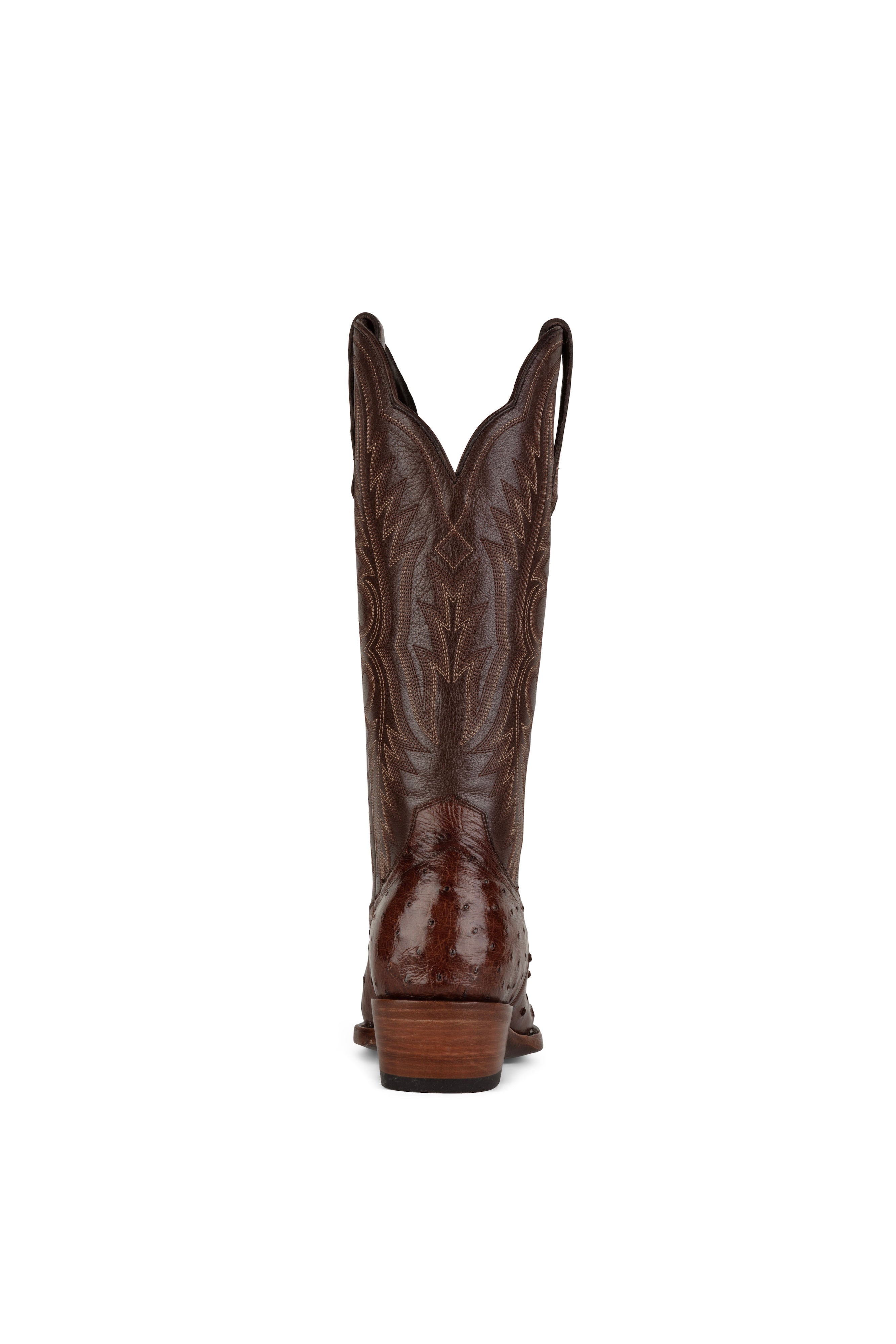 Allens Brand- Chloe Full Quill Ostrich - Tobacco