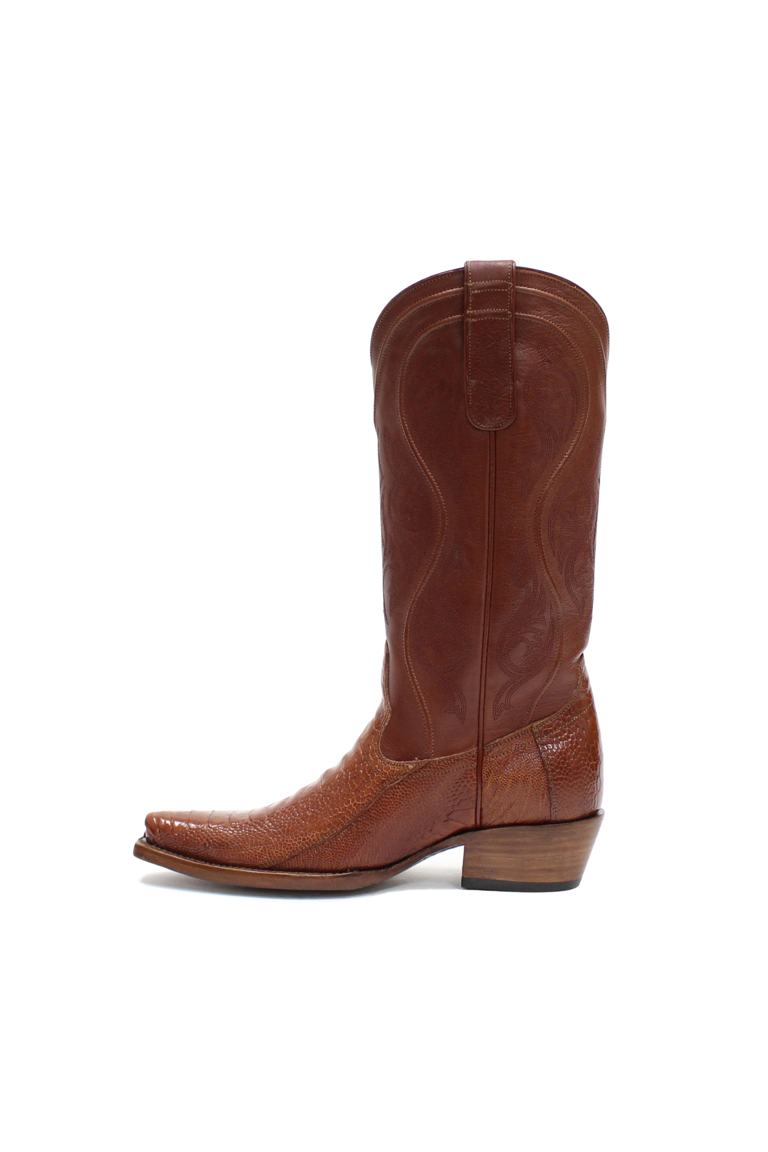 Allens Brand - Kinsley Ostrich Leg - Cognac
