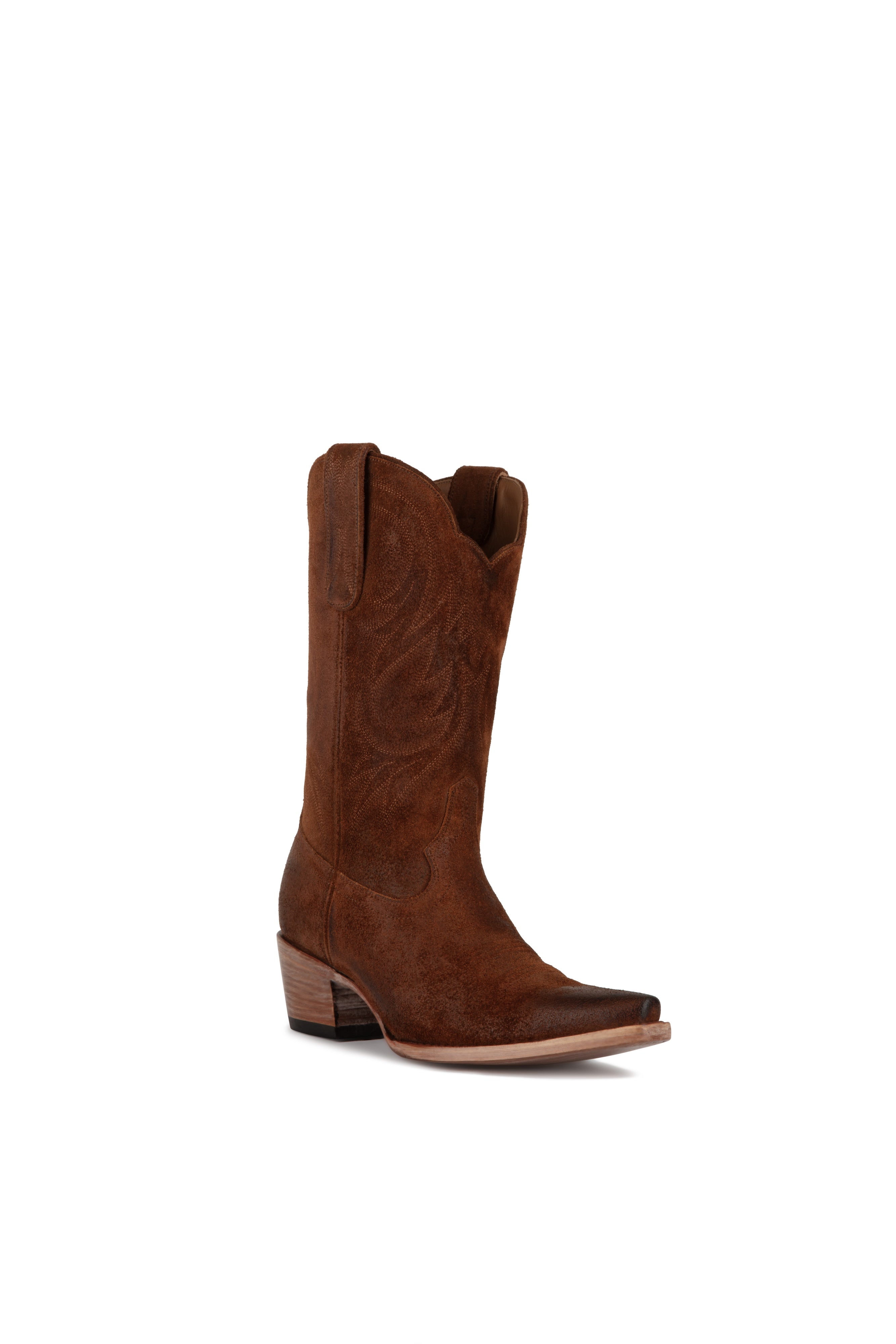 Allens Brand - Kim - Snip Toe - Canela Suede