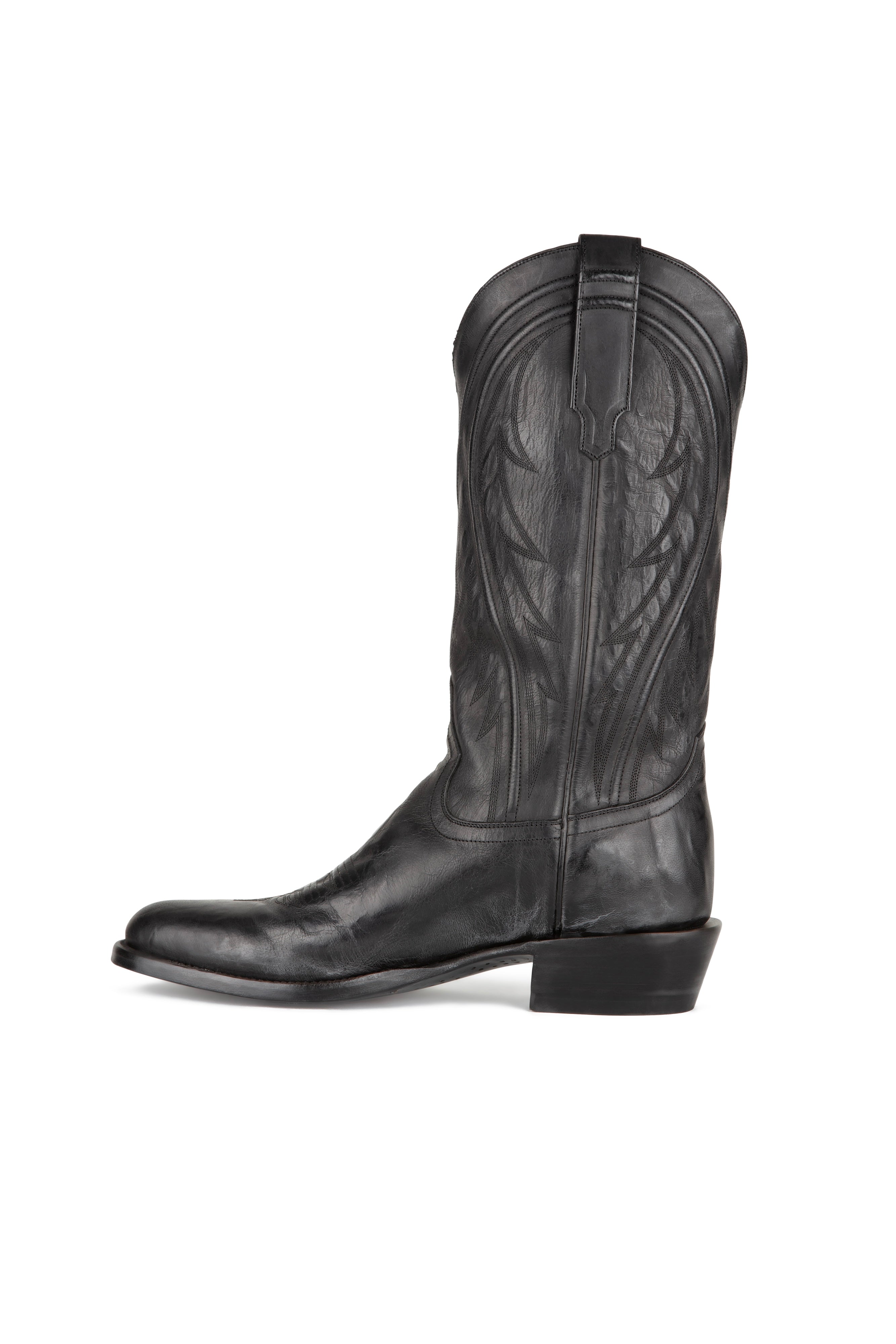 Allens Brand - James Mad Dog - Round Toe - Black