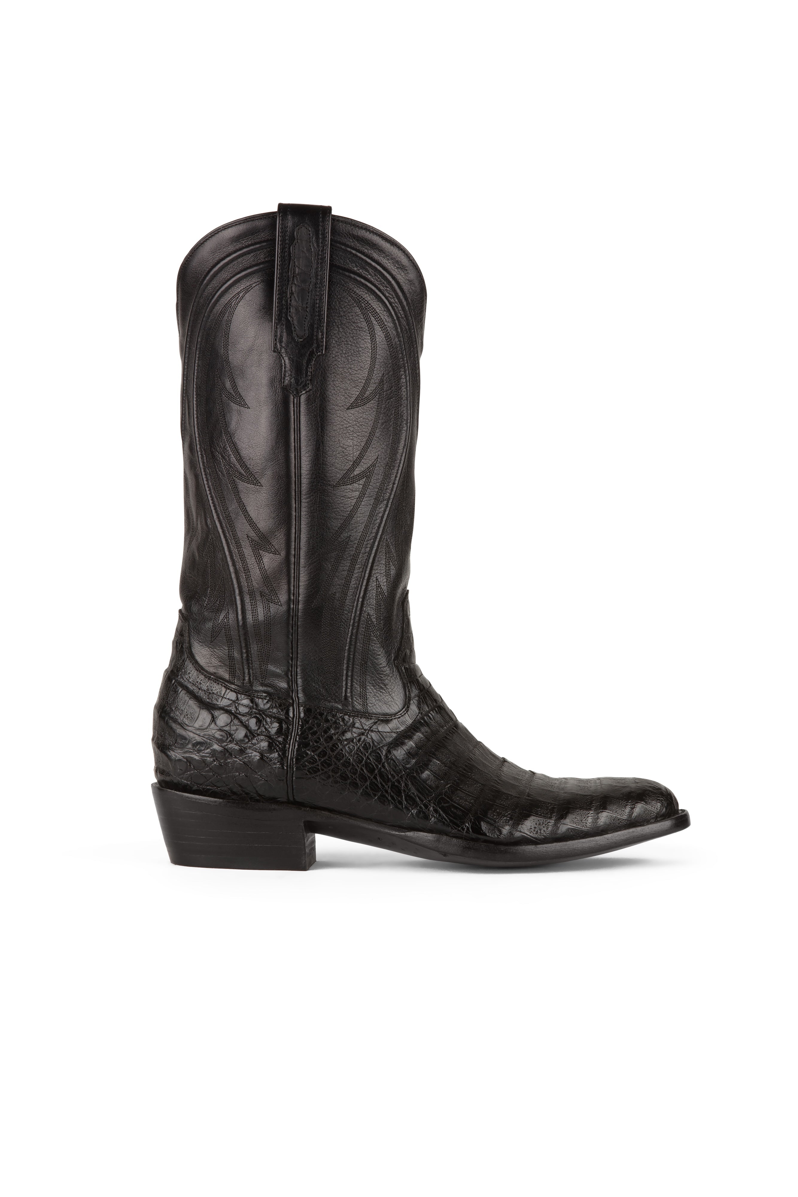 Allens Brand - James Caiman - Round Toe - Black