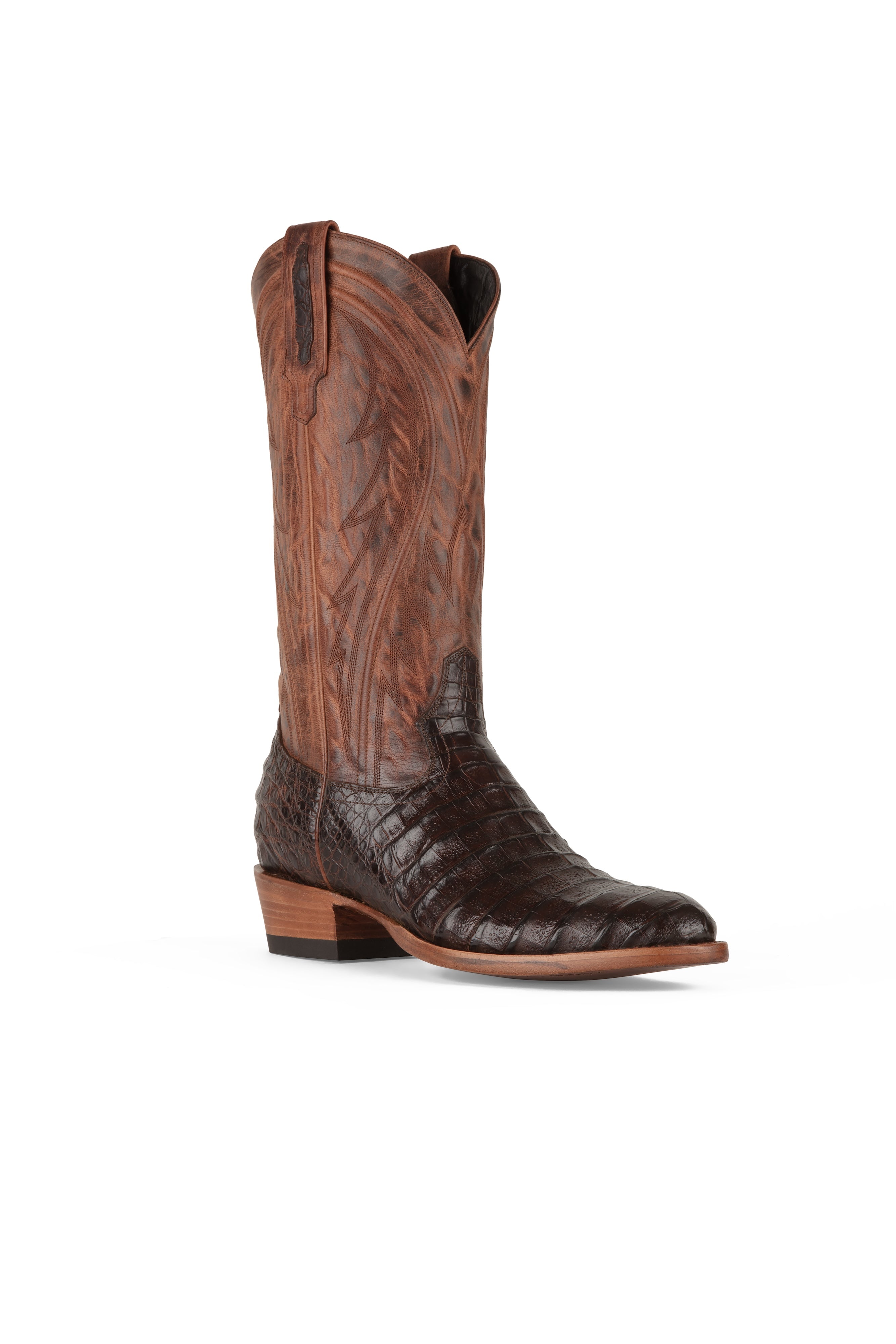 Allens Brand - James Caiman - Round Toe - Tobacco