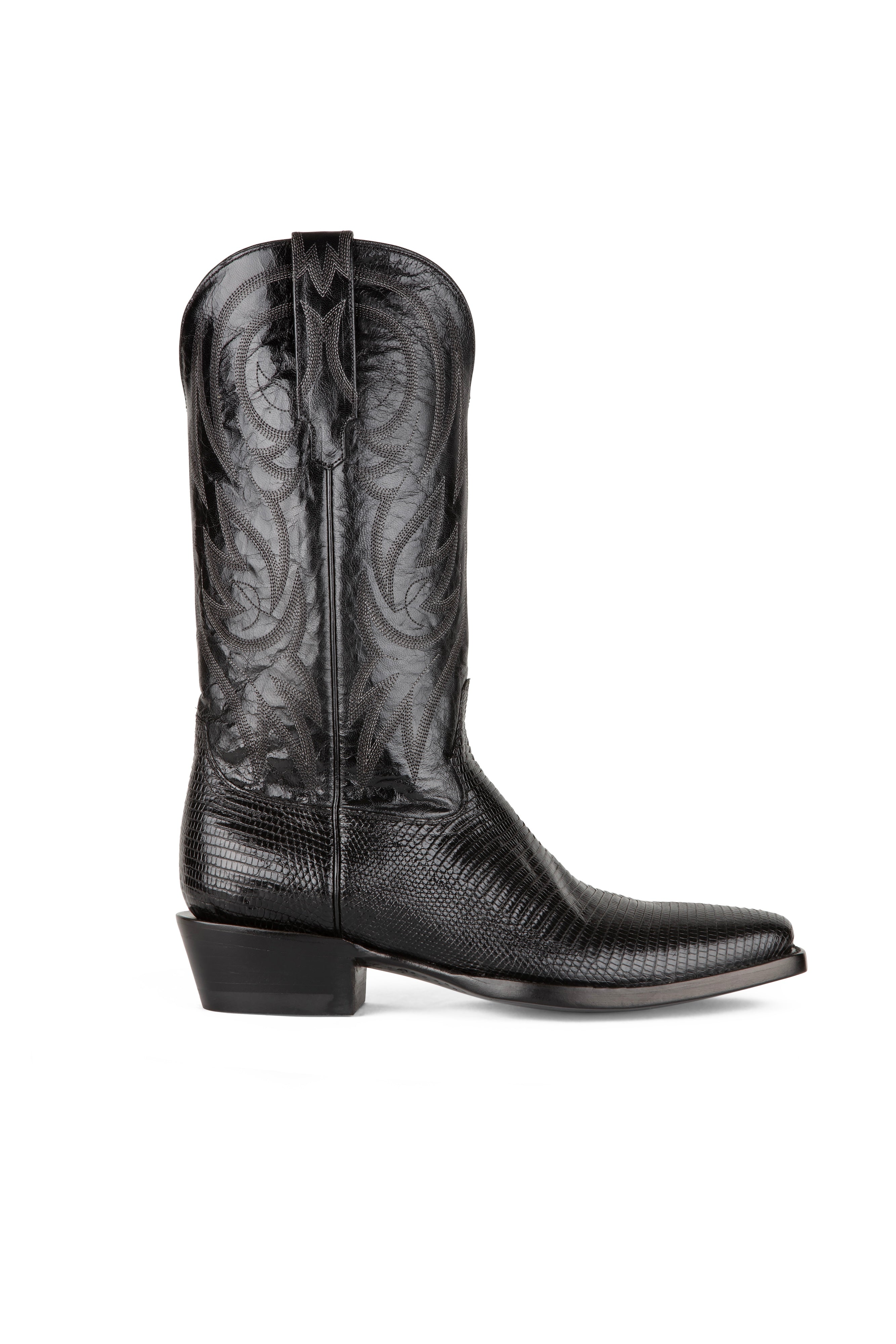 Allens Brand - Little Joe Lizard - Cutter Toe - Black