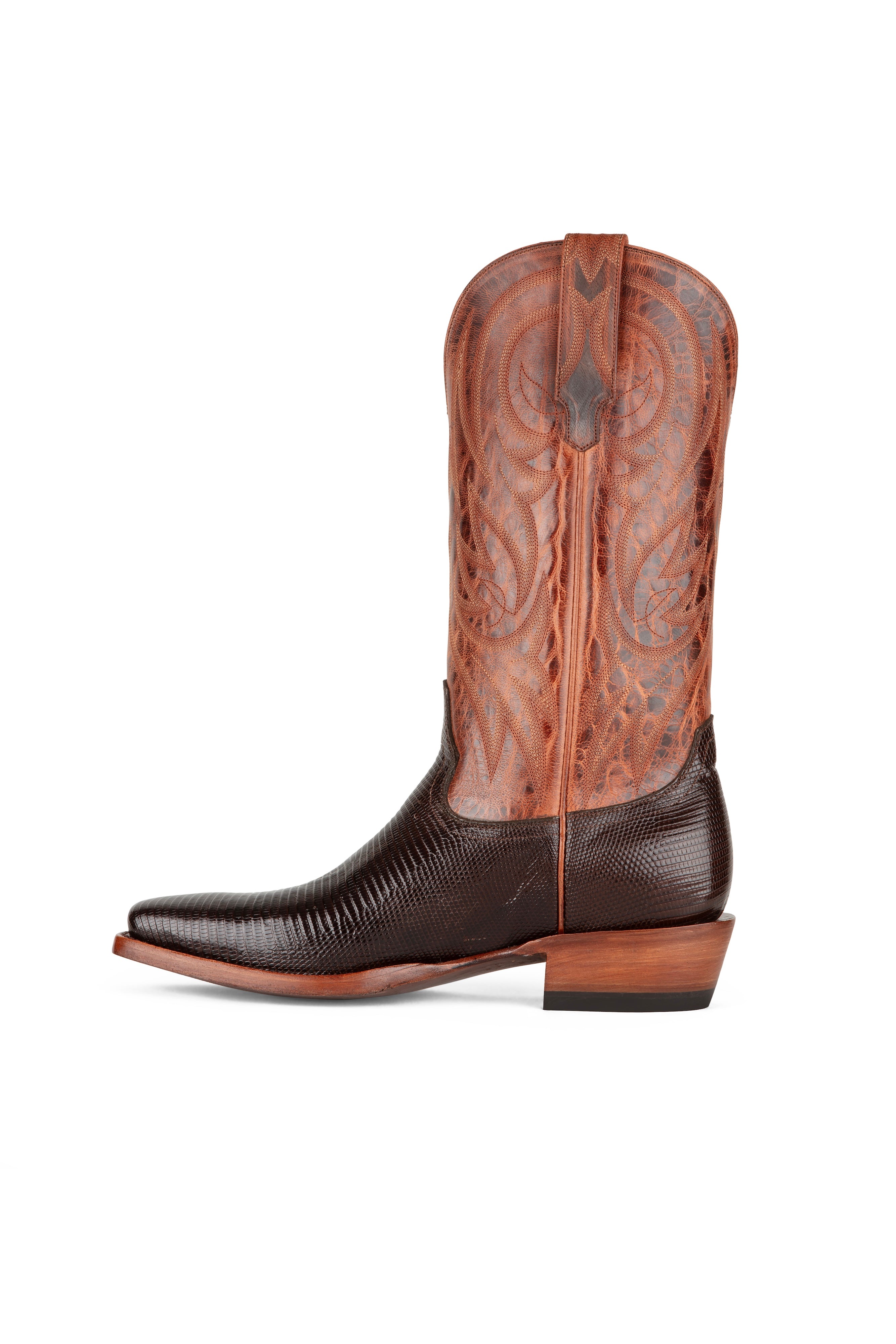Allens Brand - Little Joe Lizard - Cutter Toe - Tobacco