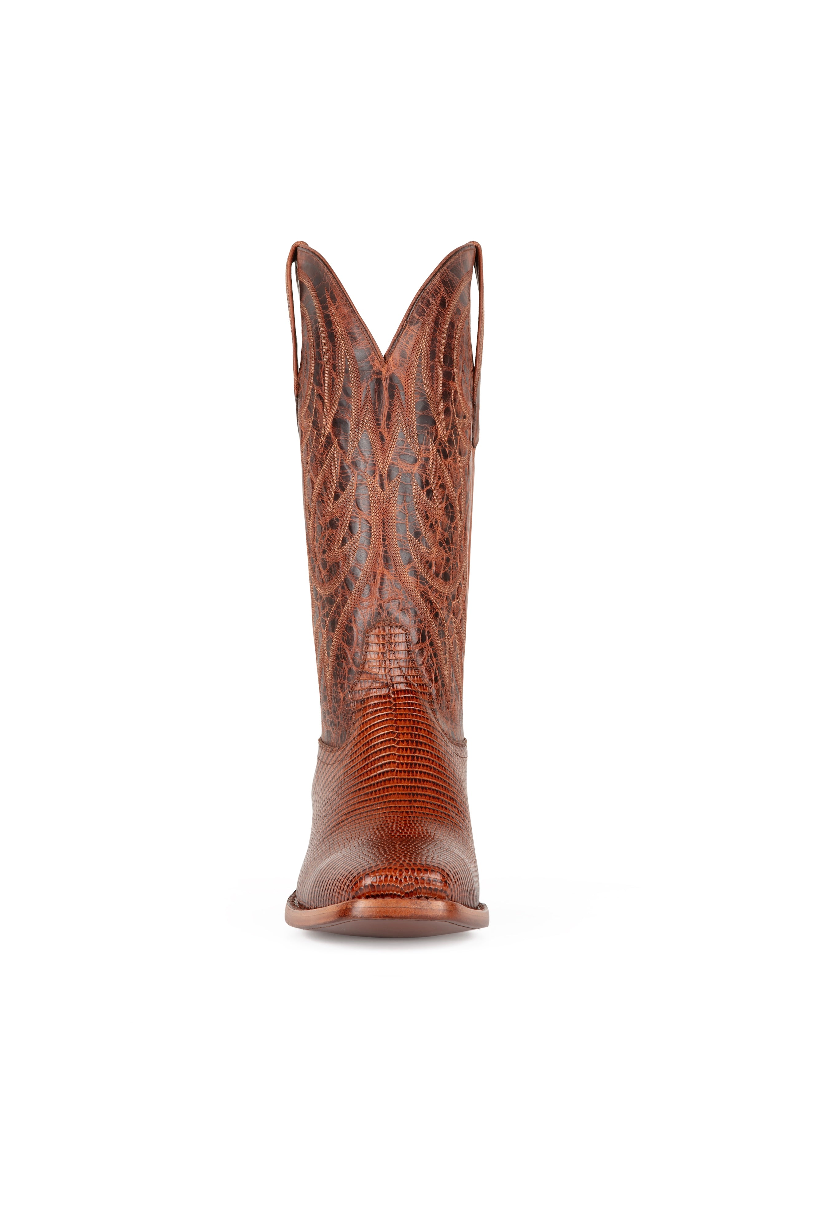 Allens Brand - Little Joe Lizard - Cutter Toe - Brandy