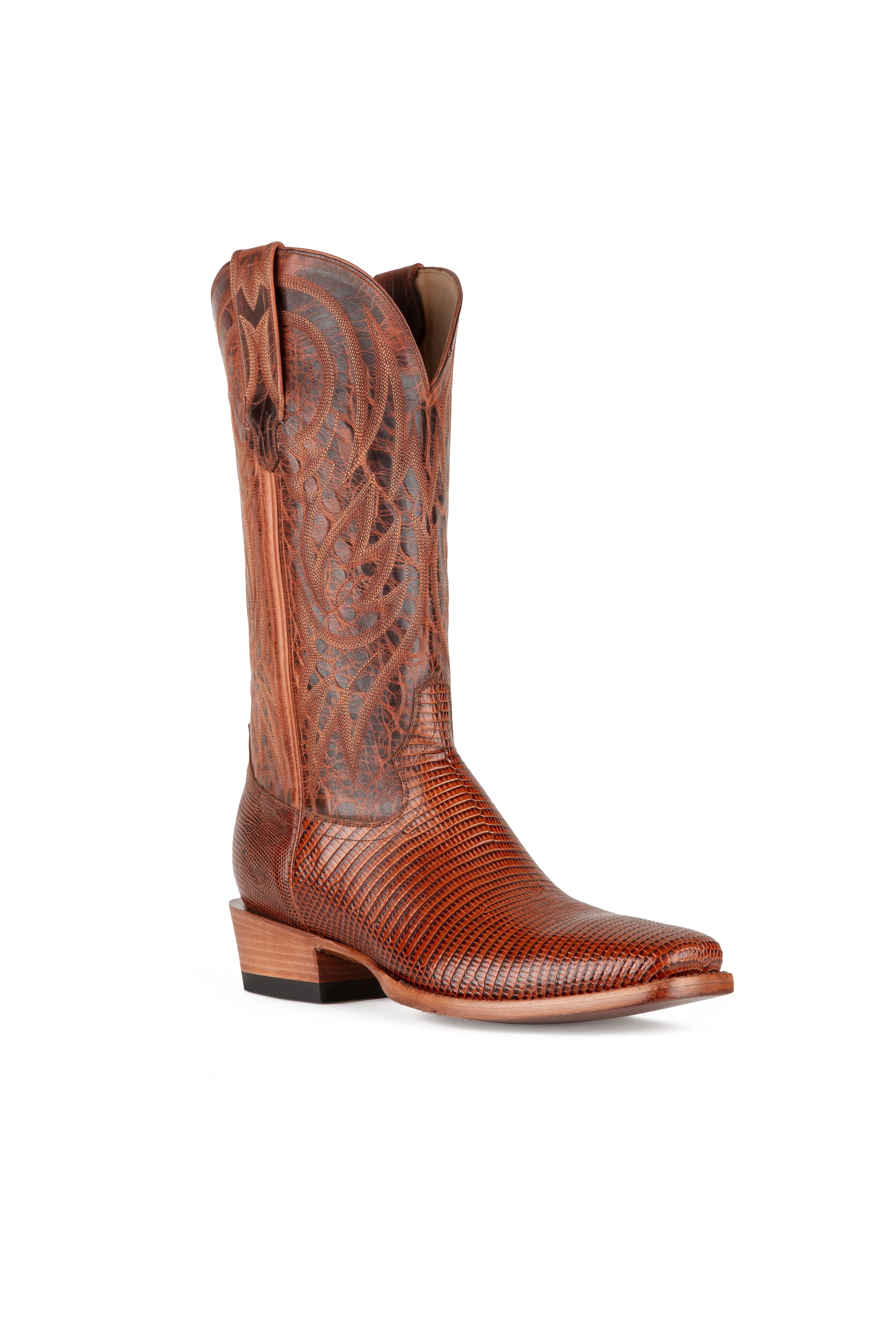 Allens Brand - Little Joe Lizard - Cutter Toe - Brandy