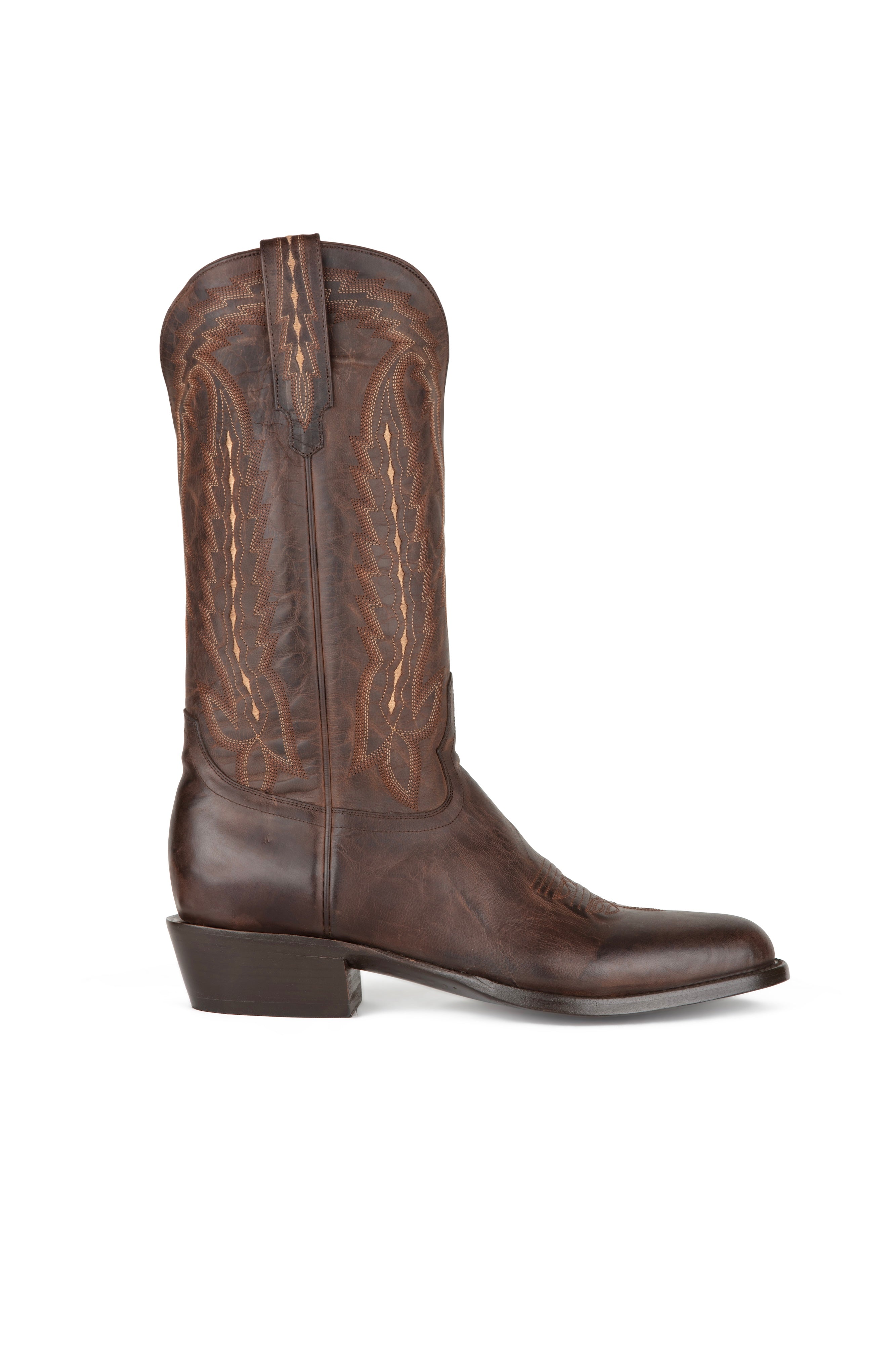 Allens Brand - Hoss Mad Dog - Round Toe - Chocolate