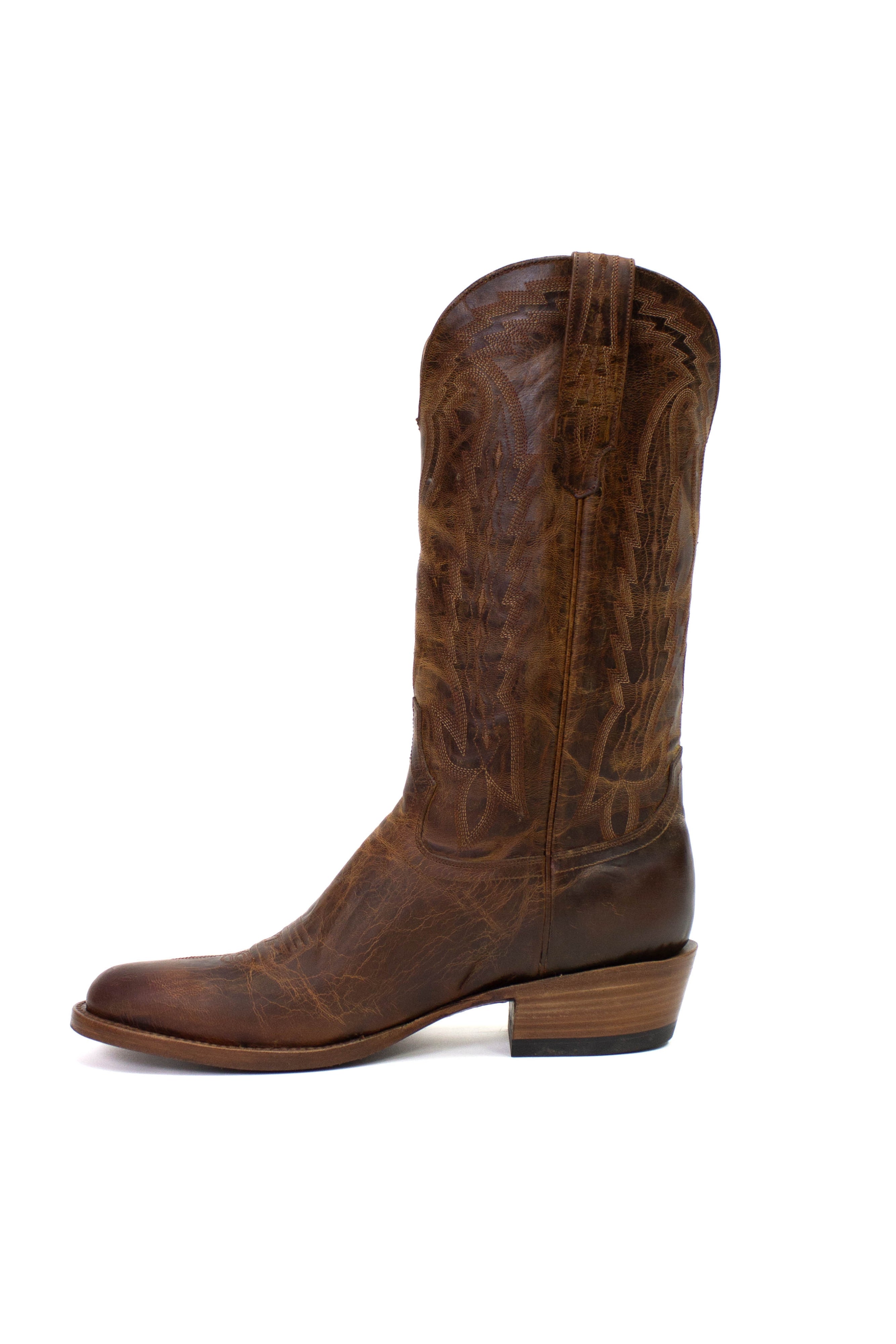 Allens Brand - Hoss Mad Dog - Round Toe - Peanut