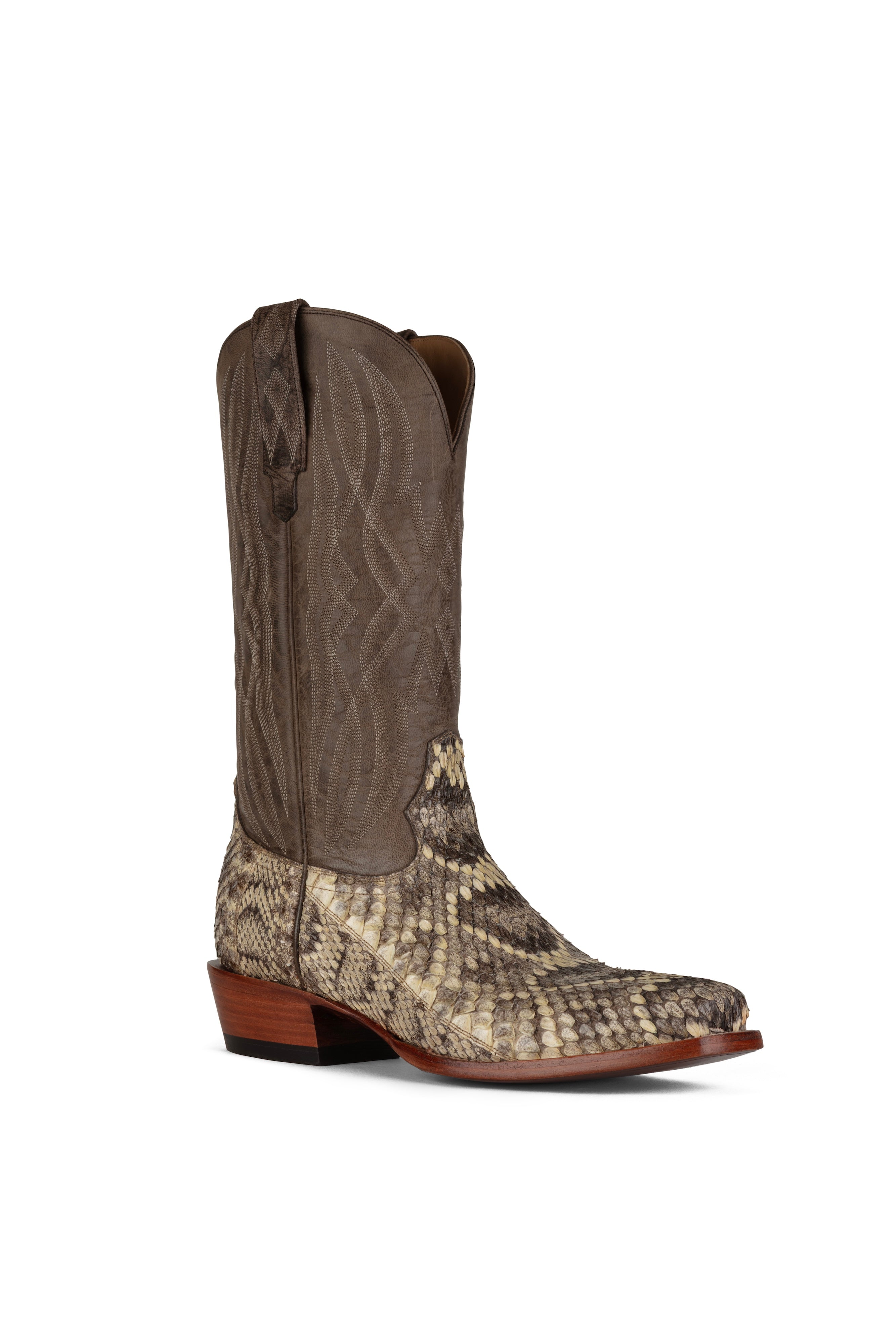 Allens Brand - Ben Eastern Rattlesnake - Cutter Toe - Natural