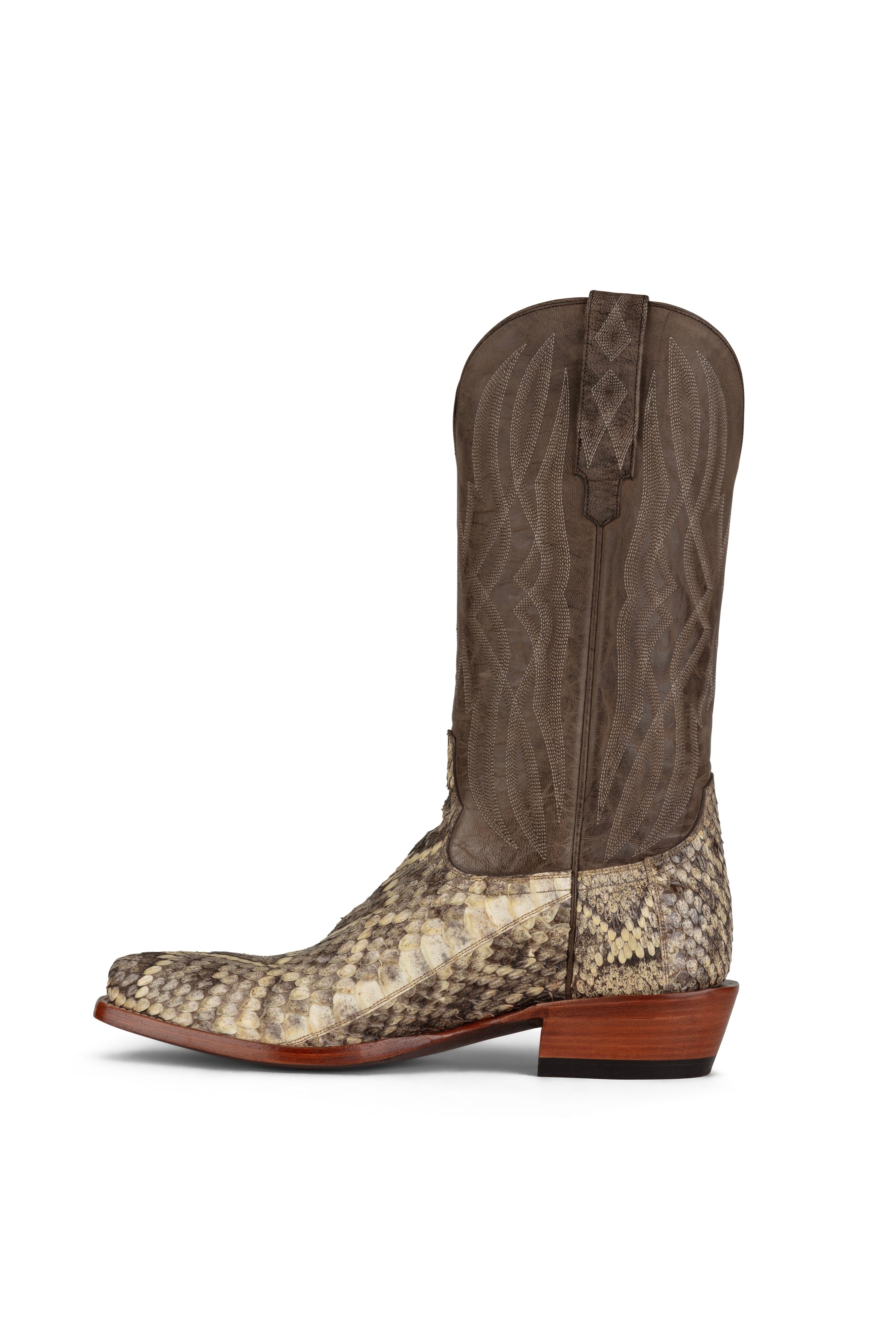 Allens Brand - Ben Eastern Rattlesnake - Cutter Toe - Natural