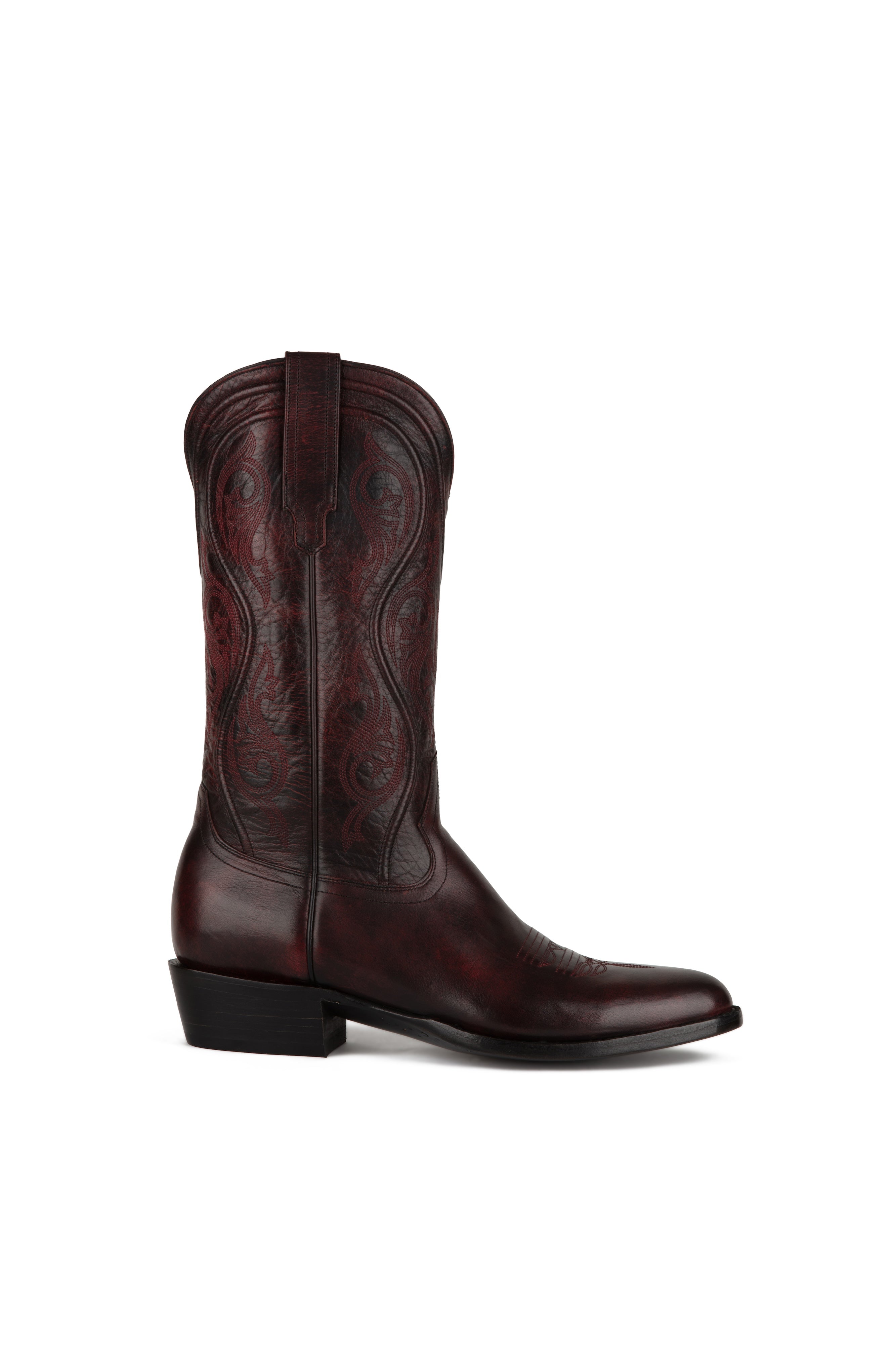 Allens Brand - Adam - Round Toe - Black Cherry