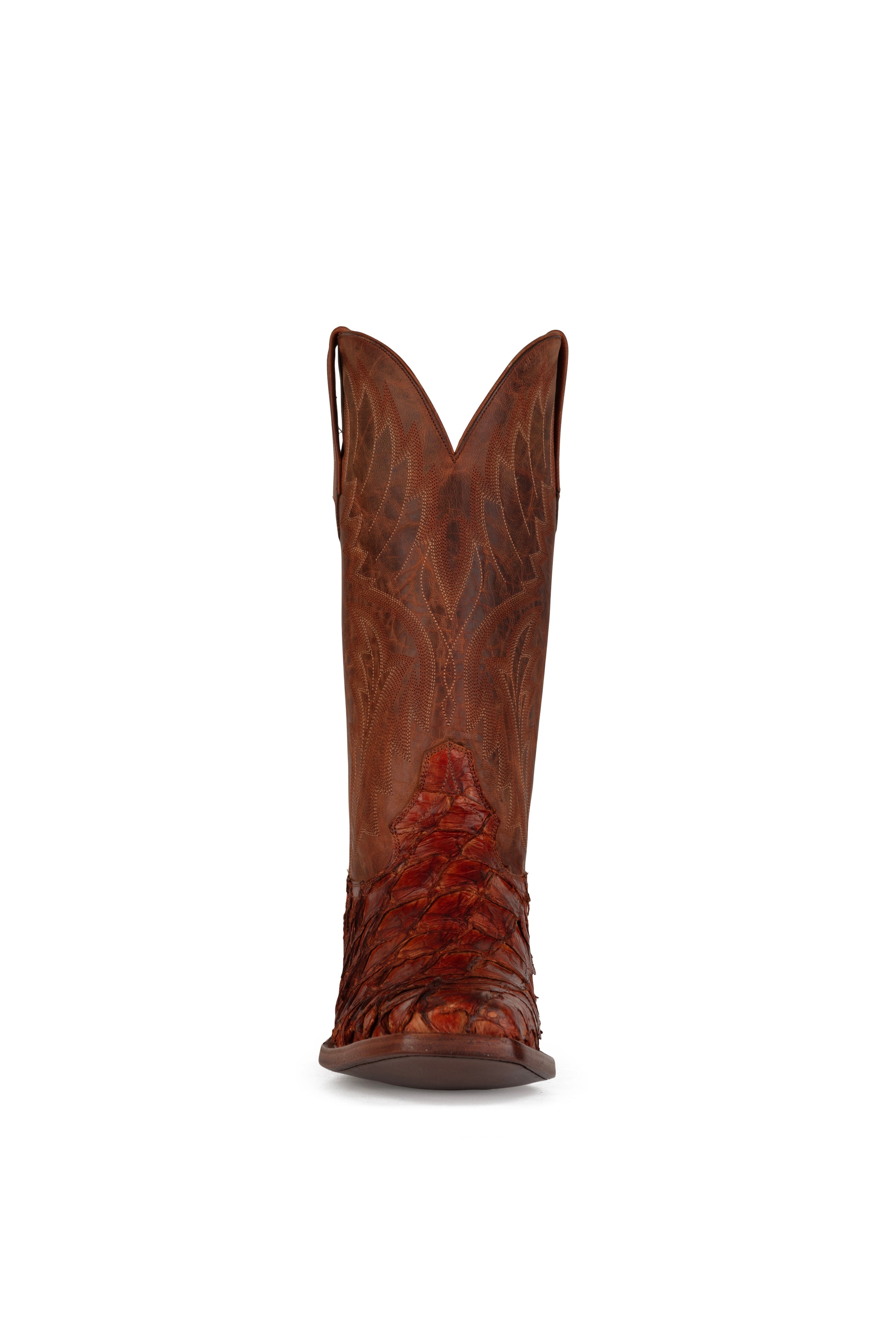 Allens Brand - Mayfield Pirarucu - Cutter Toe - Cognac