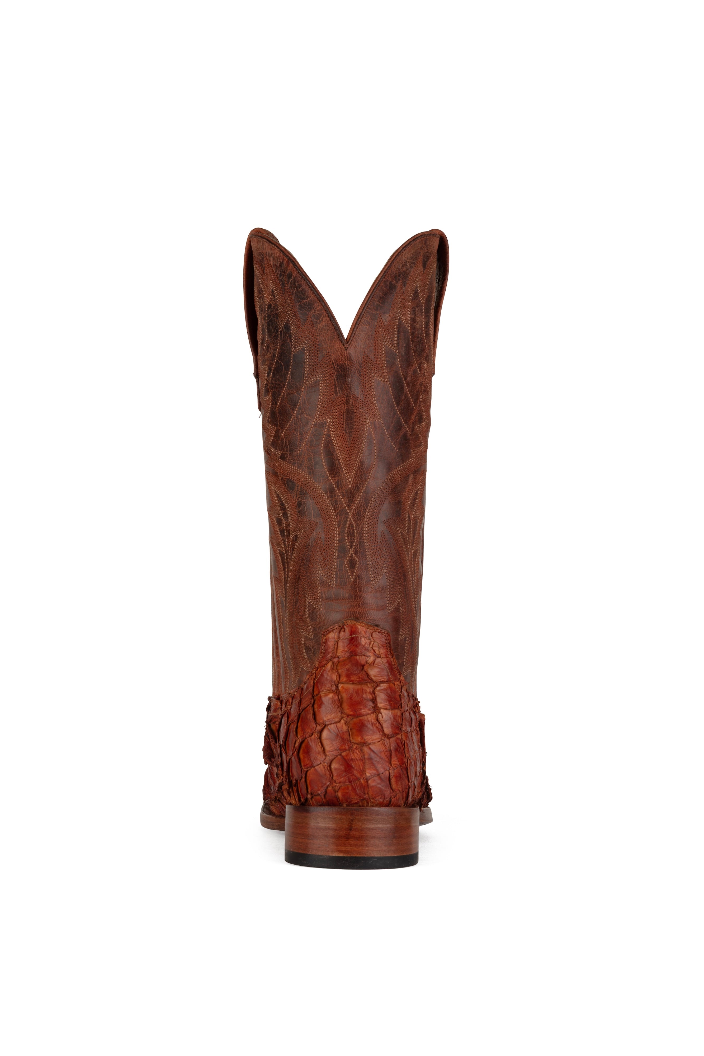 Allens Brand - Mayfield Pirarucu - Square Toe - Cognac