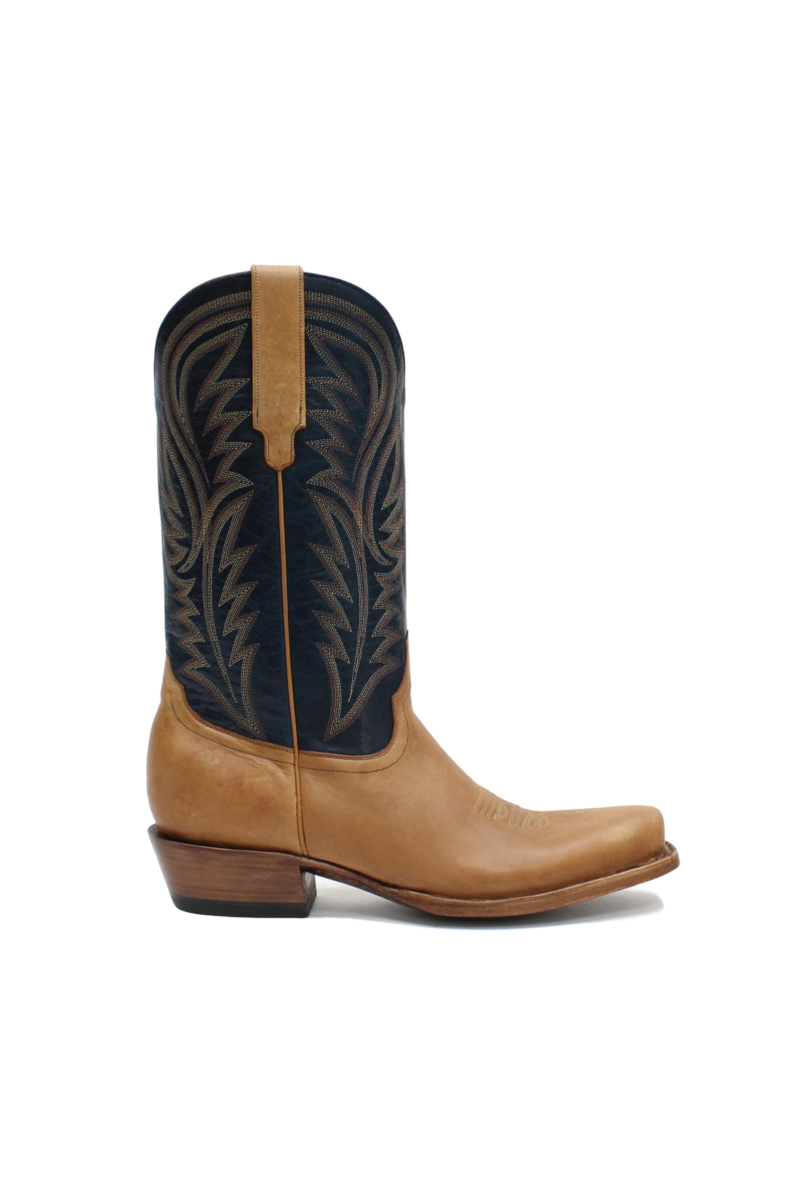 Allens Brand - Brady - Cutter Toe - Cowboy Whiskey/Imperial Blue