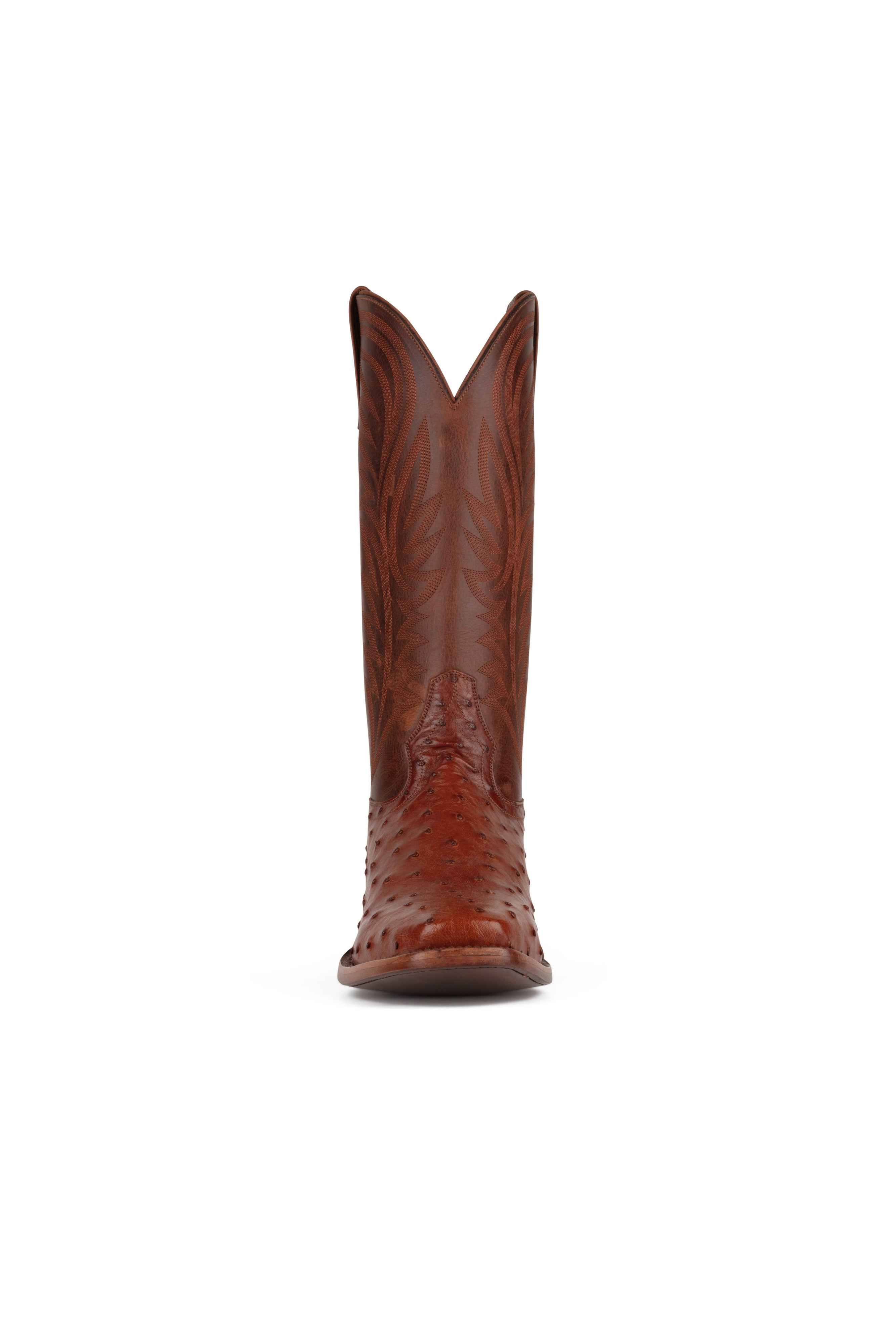 Allens Brand - Brady Full Quill Ostrich - Cutter Toe - Pecan