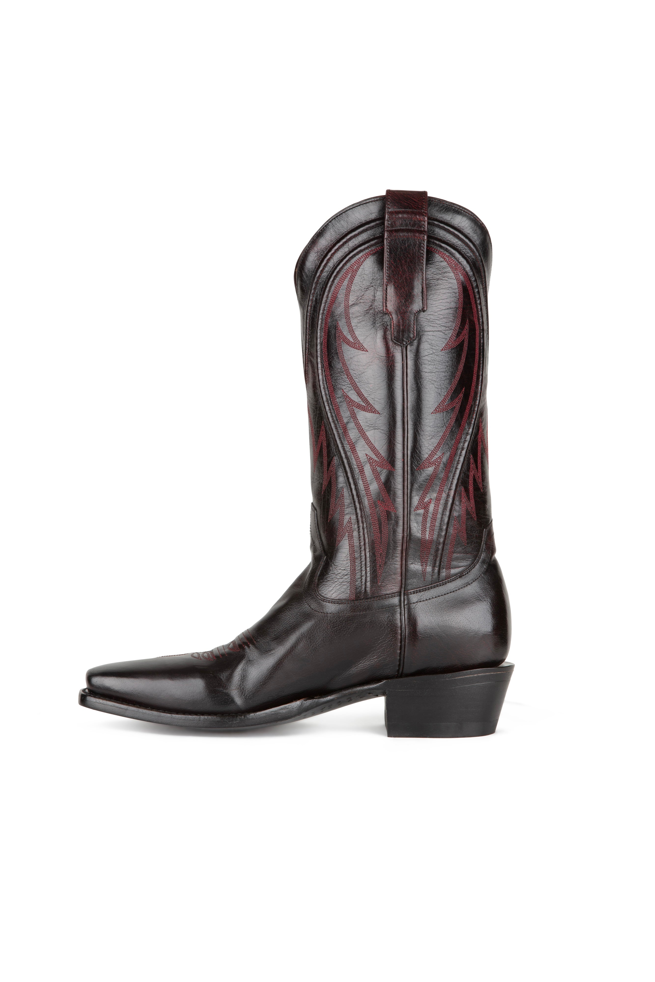 Allens Brand - James Madison - Cutter Toe - Black Cherry