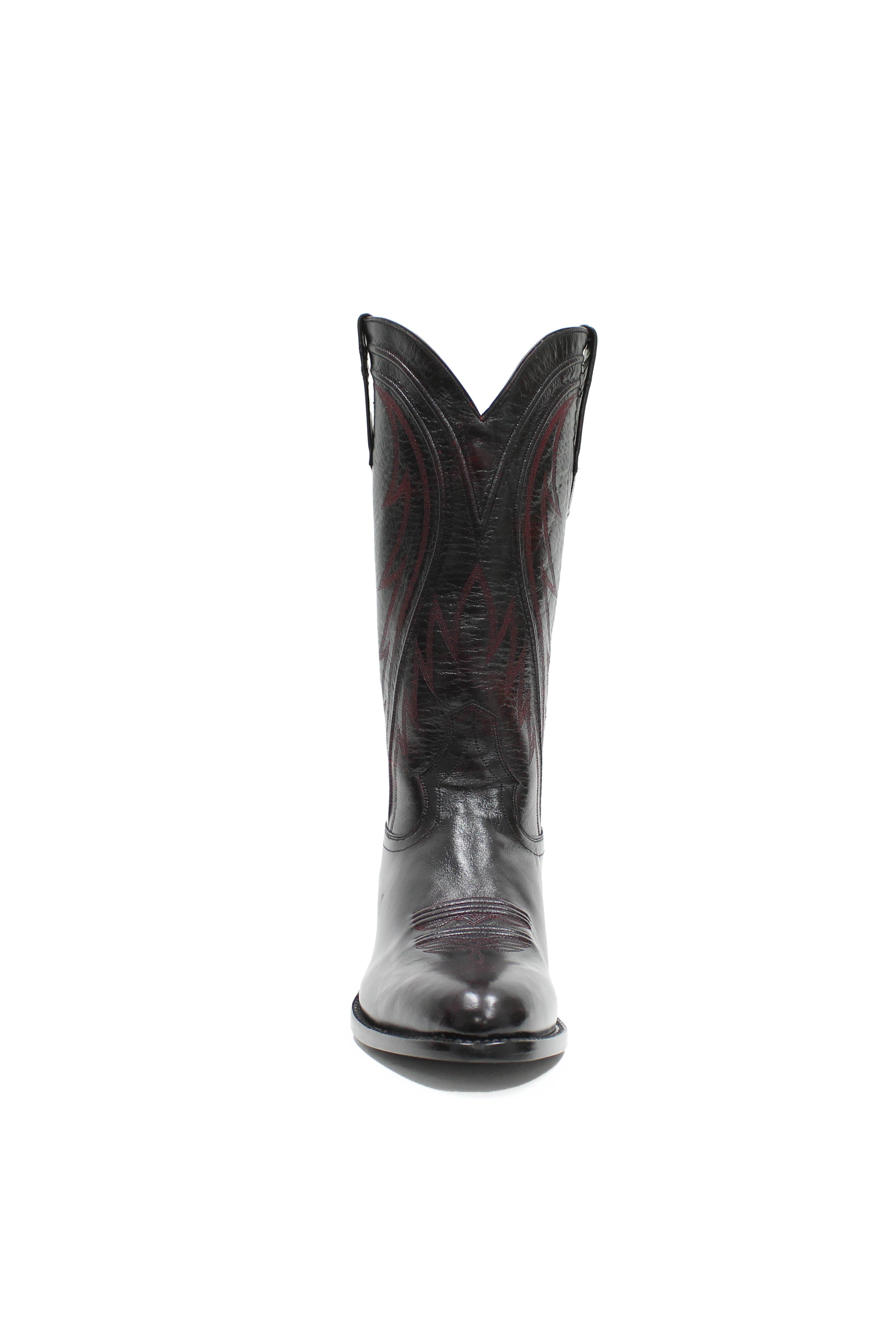 Allens Brand - James Madison - Round Toe - Black Cherry