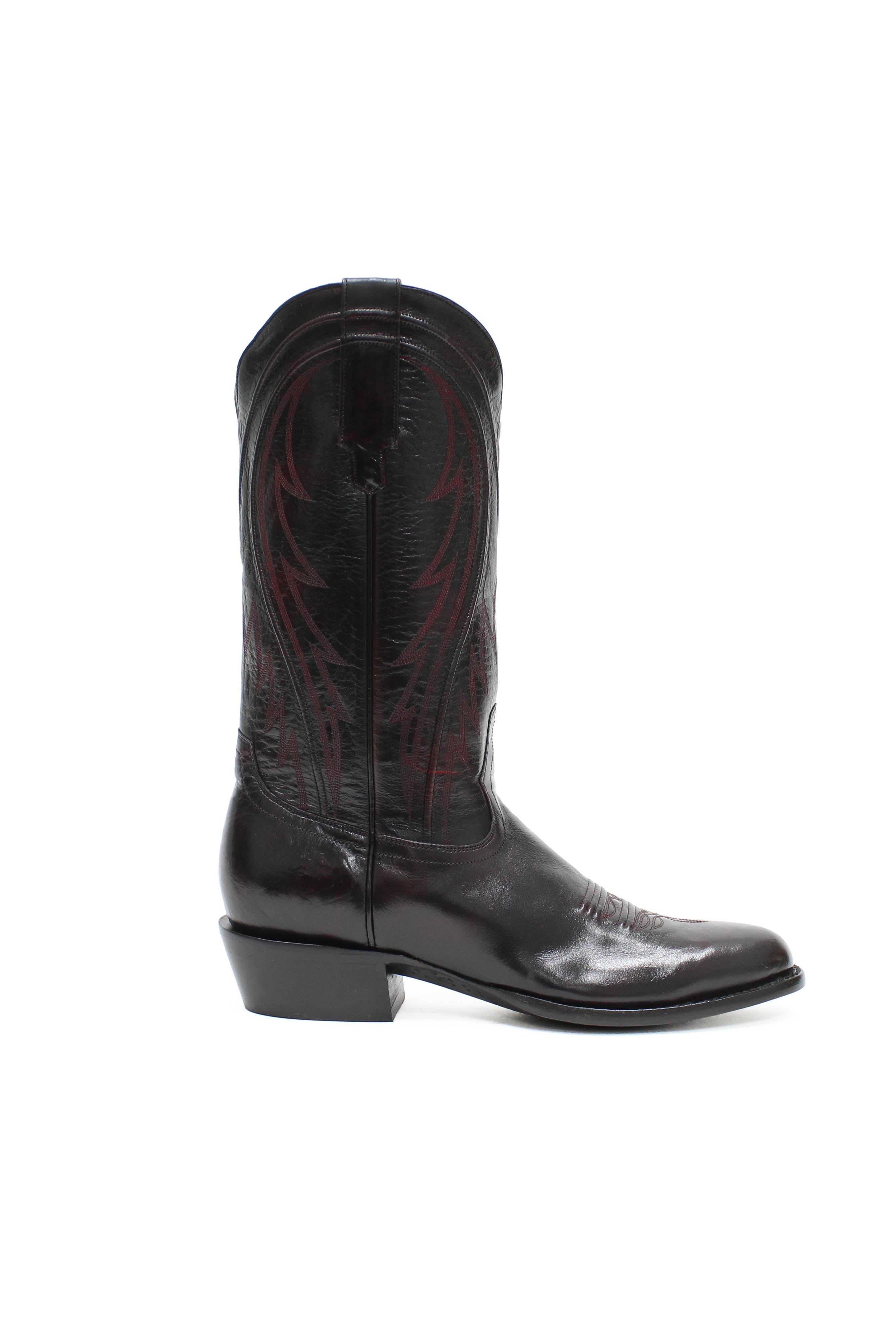 Allens Brand - James Madison - Round Toe - Black Cherry