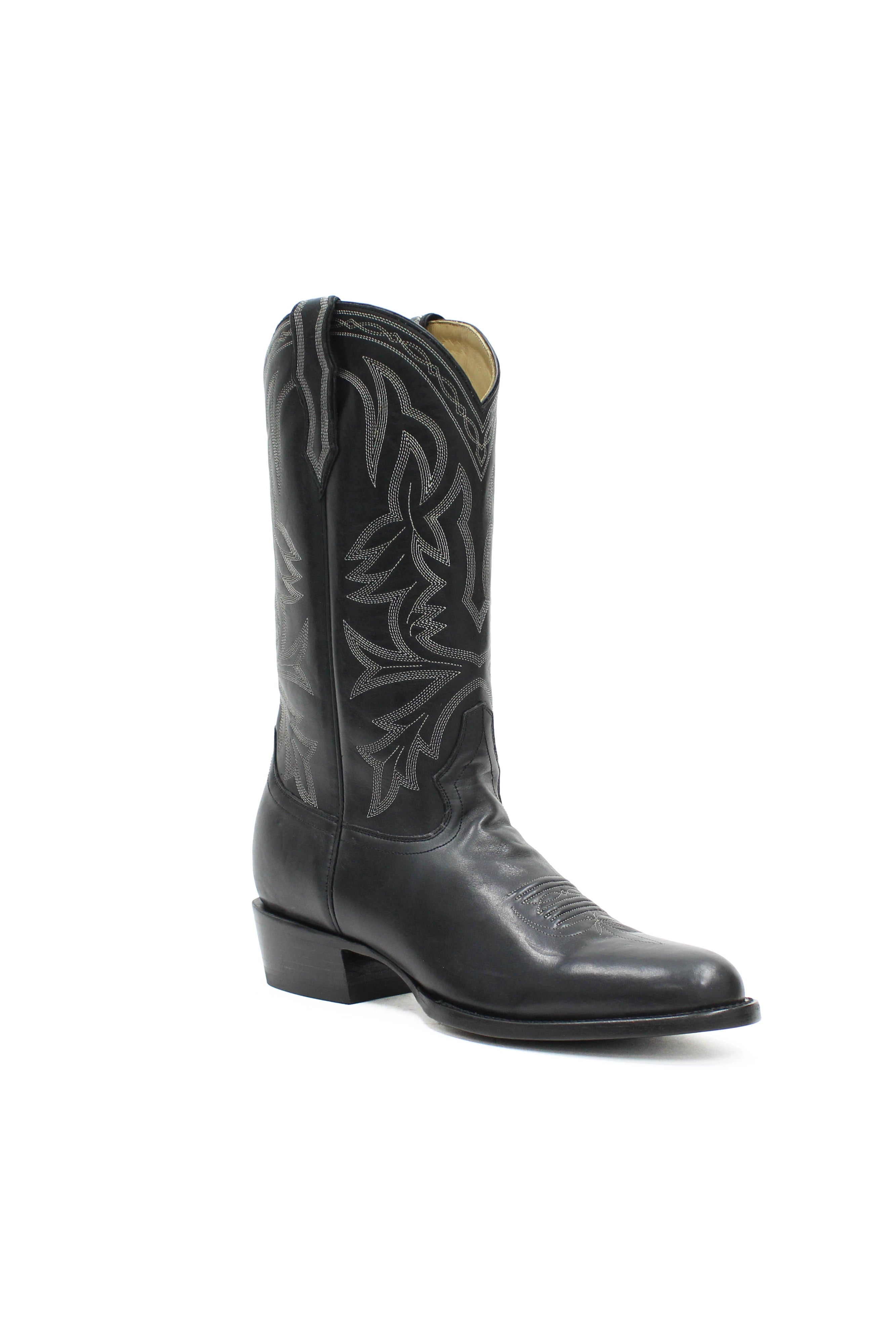 Allens Brand - Carson Nevada - Round Toe - Black
